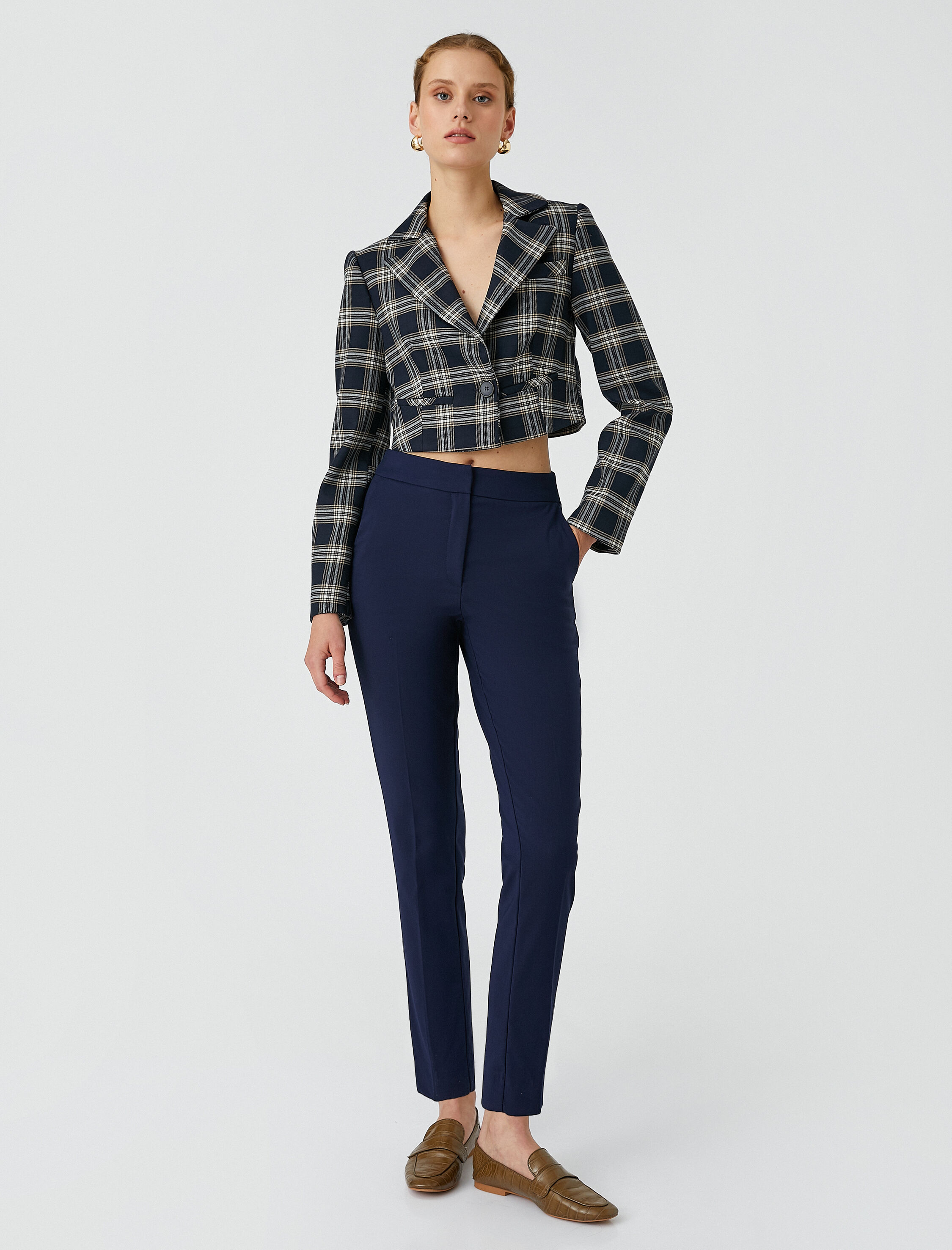   Cigarette Pantolon Yüksek Bel Skinny