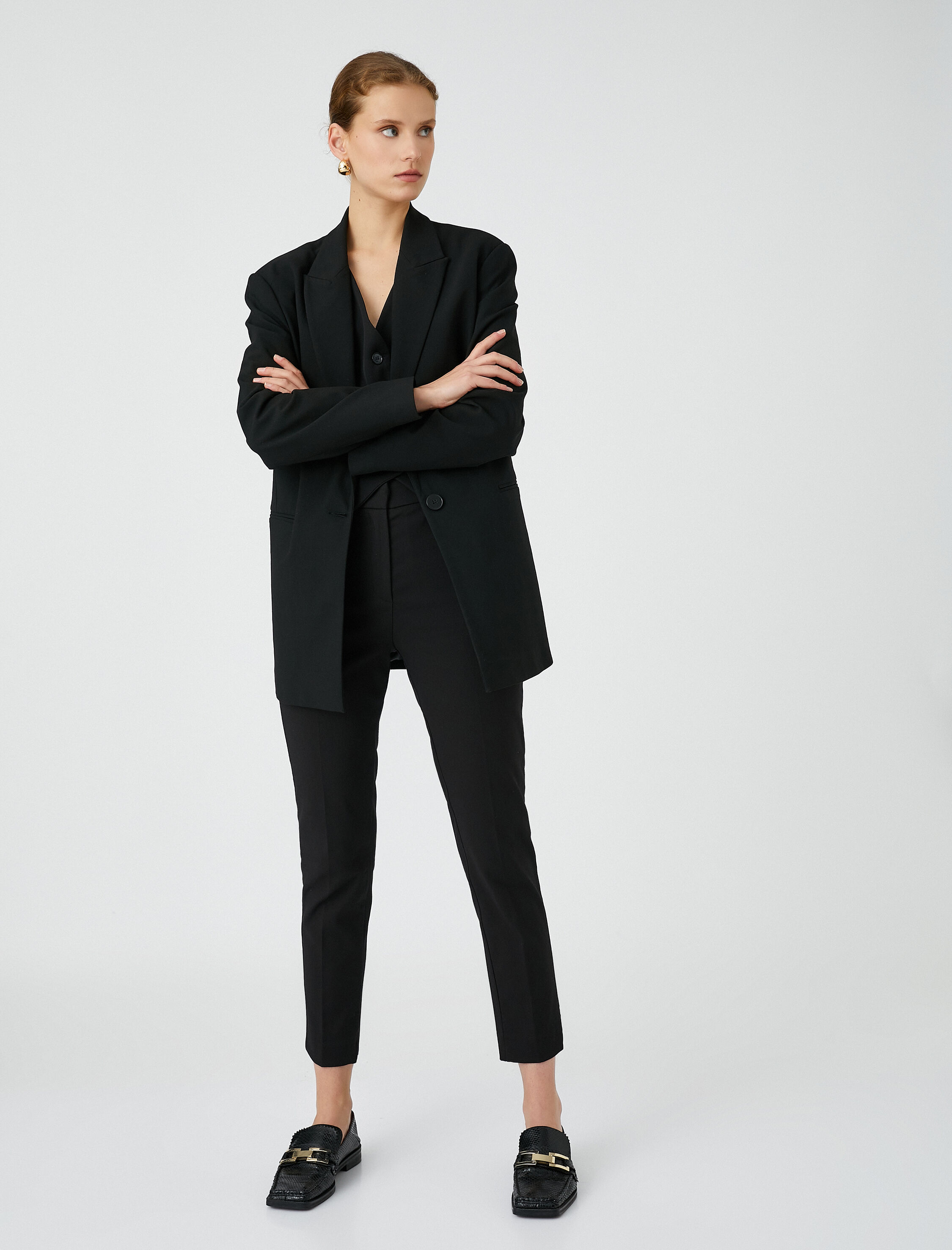   Cigarette Pantolon Yüksek Bel Skinny