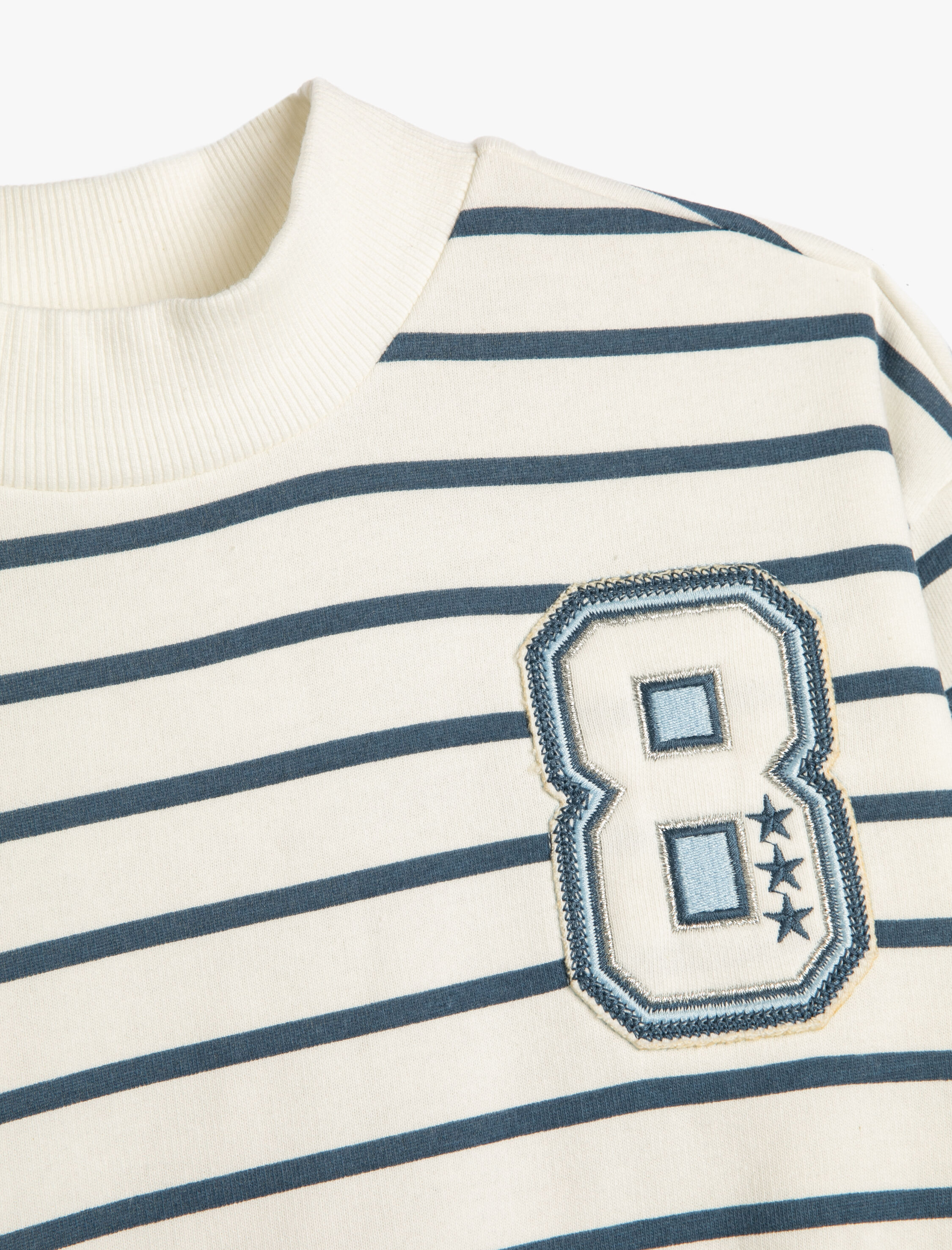  Kız Çocuk Sweat Şardonlu Dik Yaka Uzun Kollu