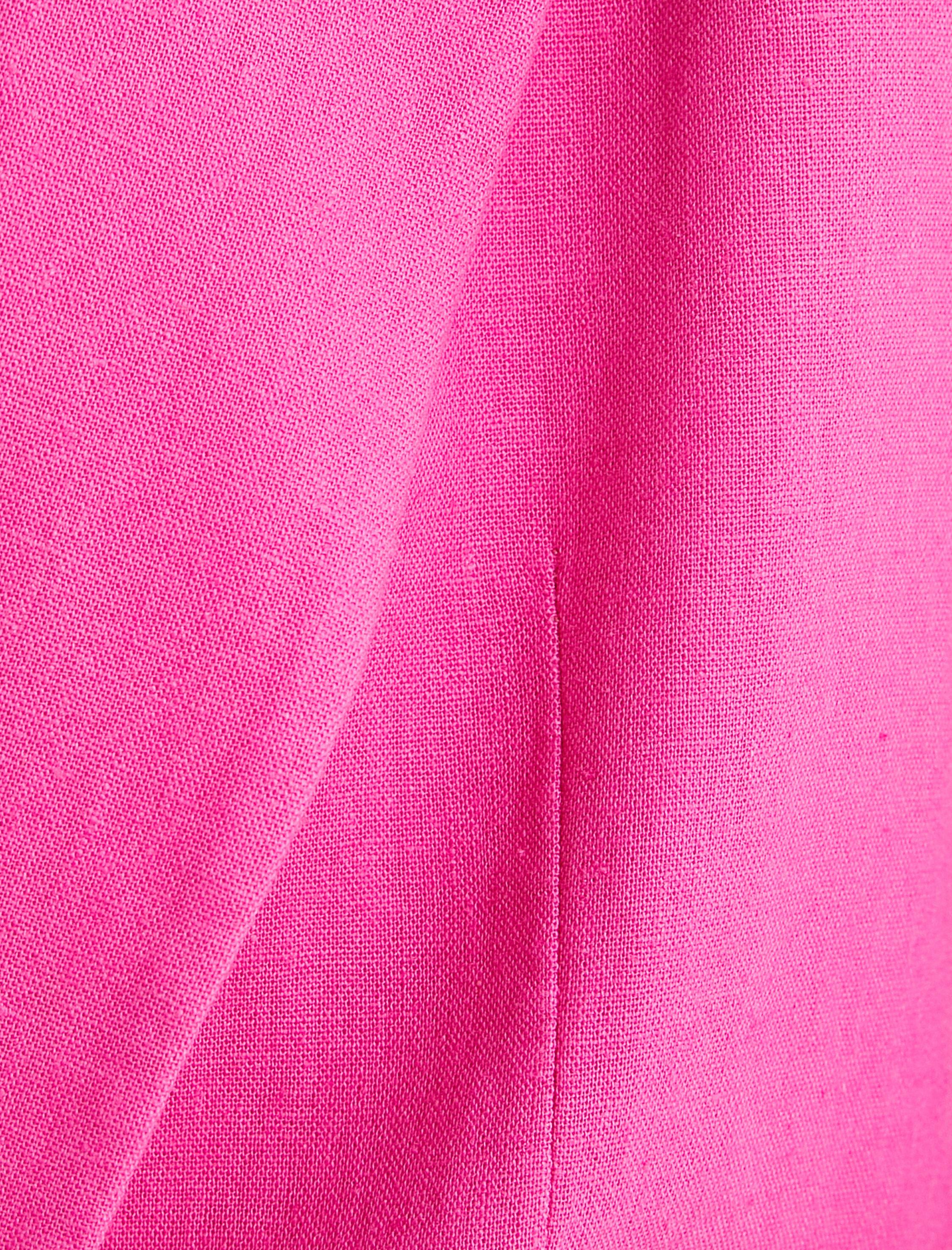   Oversize Keten Blazer Ceket