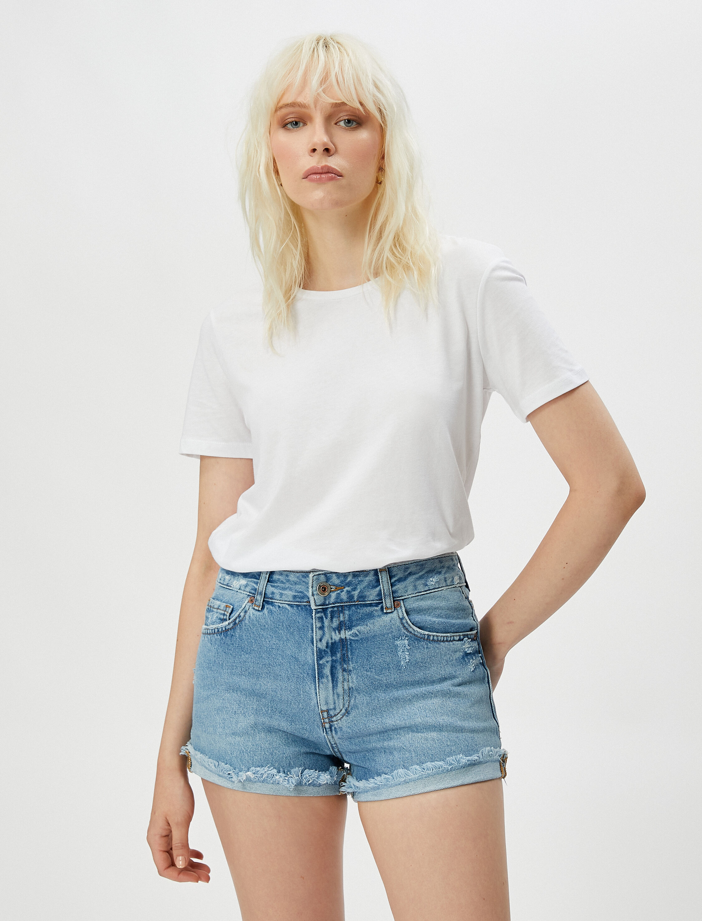   2'li Paket Basic Pamuklu Tişört Kısa Kollu