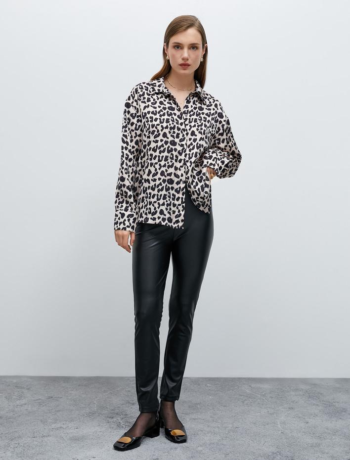  Uzun Kollu Gömlek Düğmeli