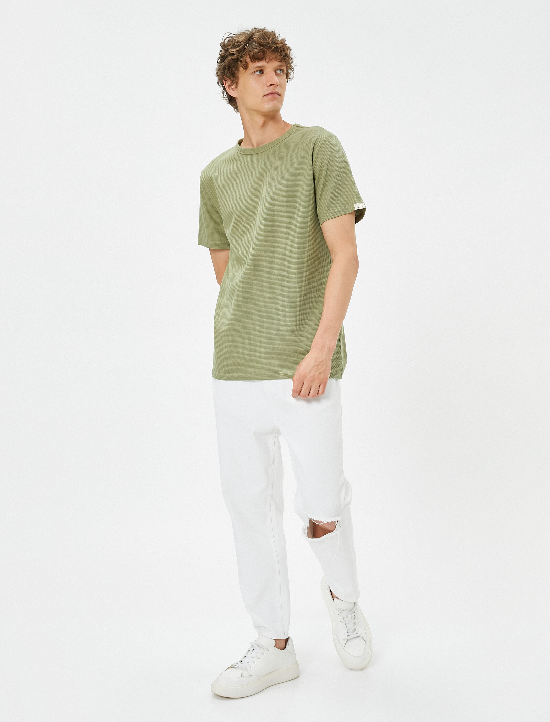   Loose Fit Yırtık Jean Pantolon - Steve Jean