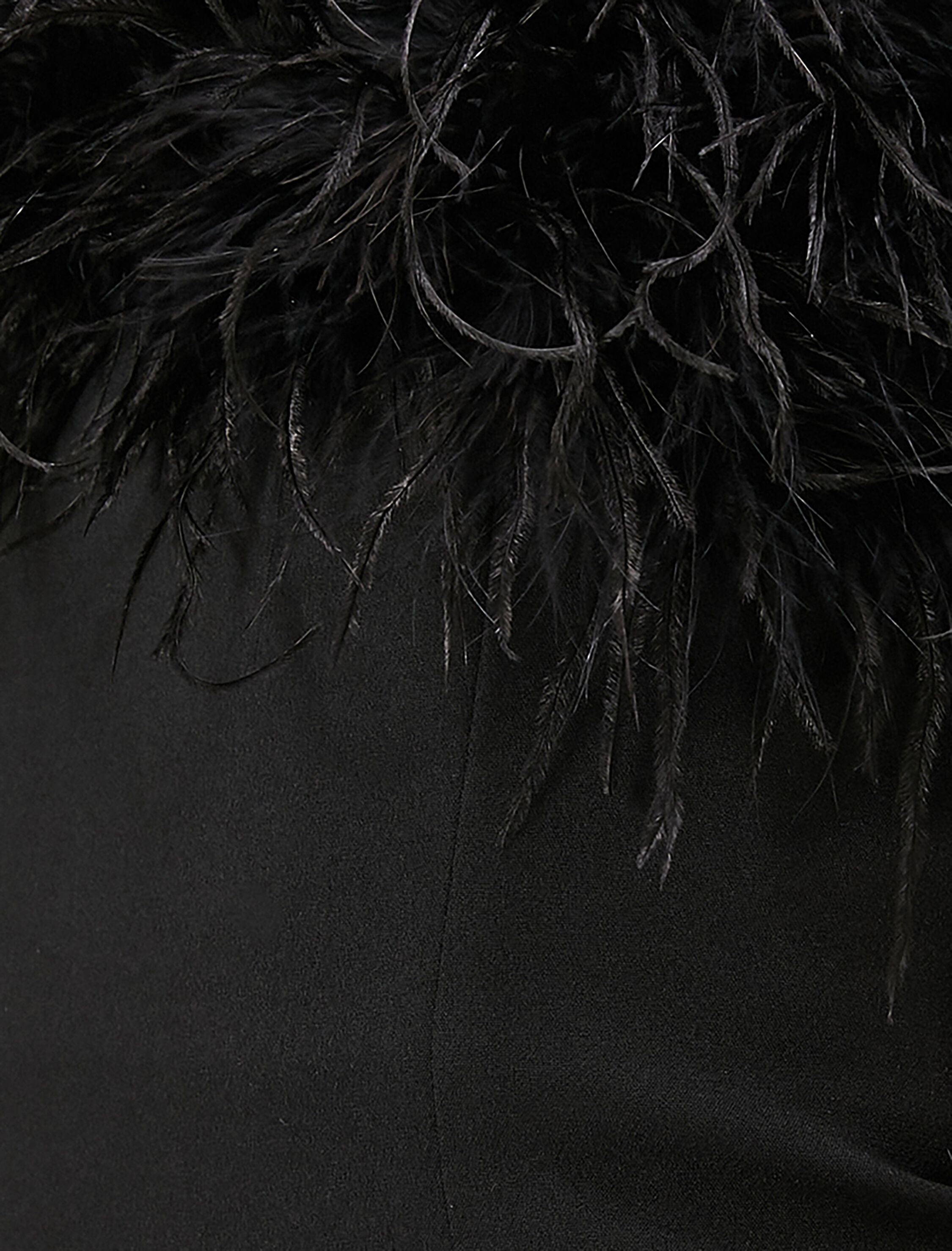   Mini Straplez Elbise Otriş Detaylı