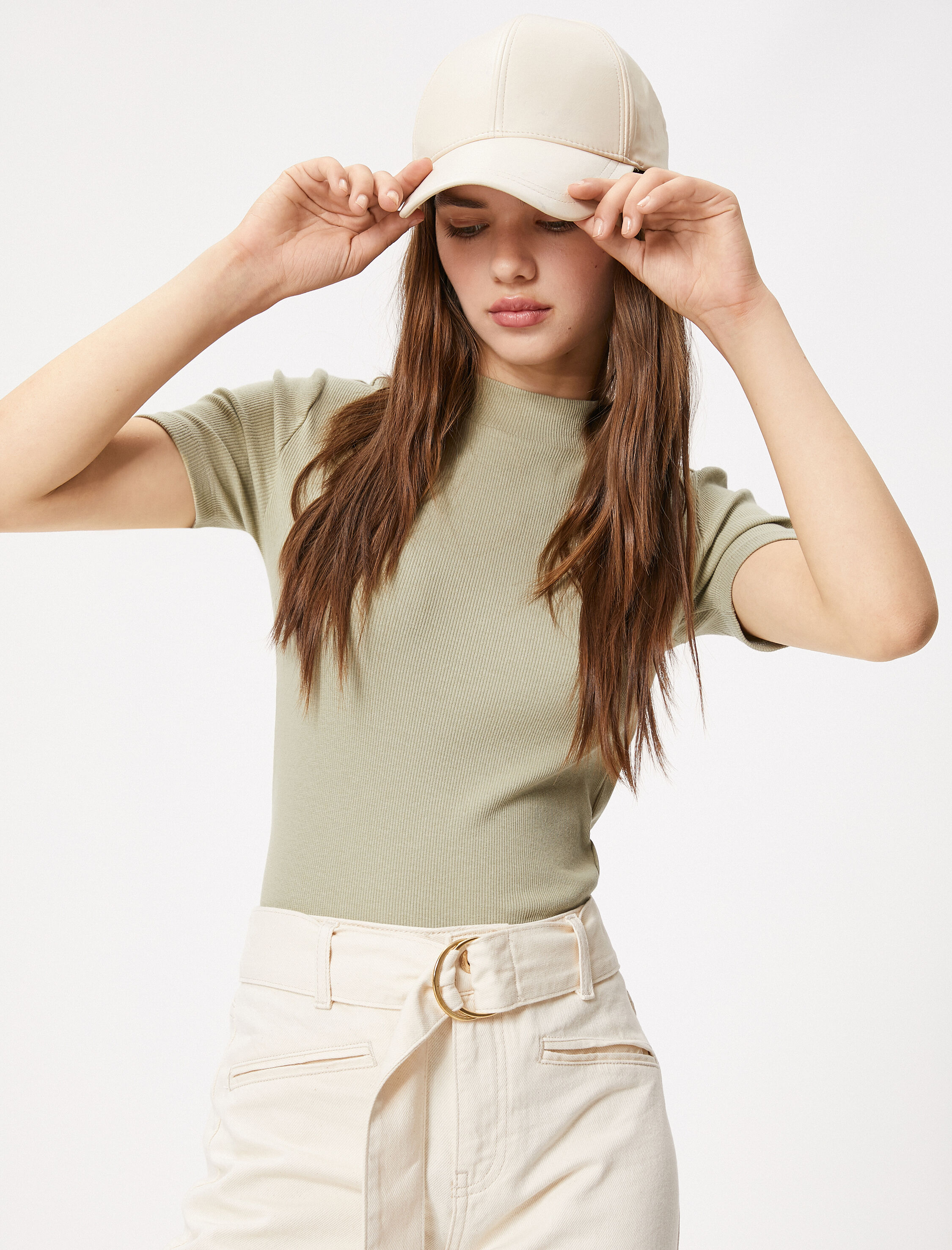   Basic Triko Tişört Slim Fit Kısa Kollu Bisiklet Yaka Pamuklu