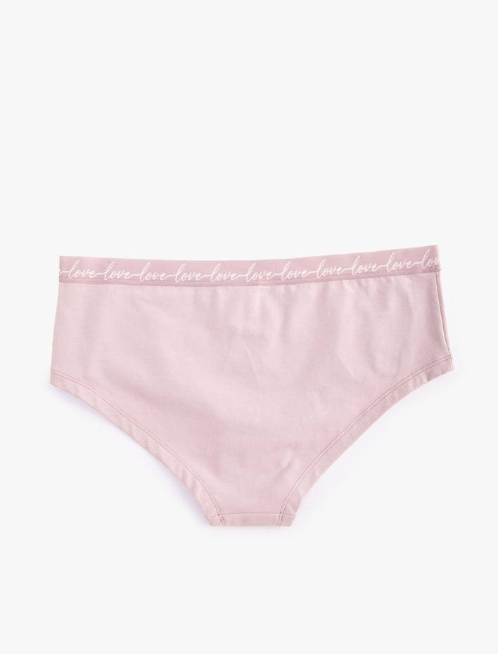  Hipster Külot Slogan Baskılı Pamuklu