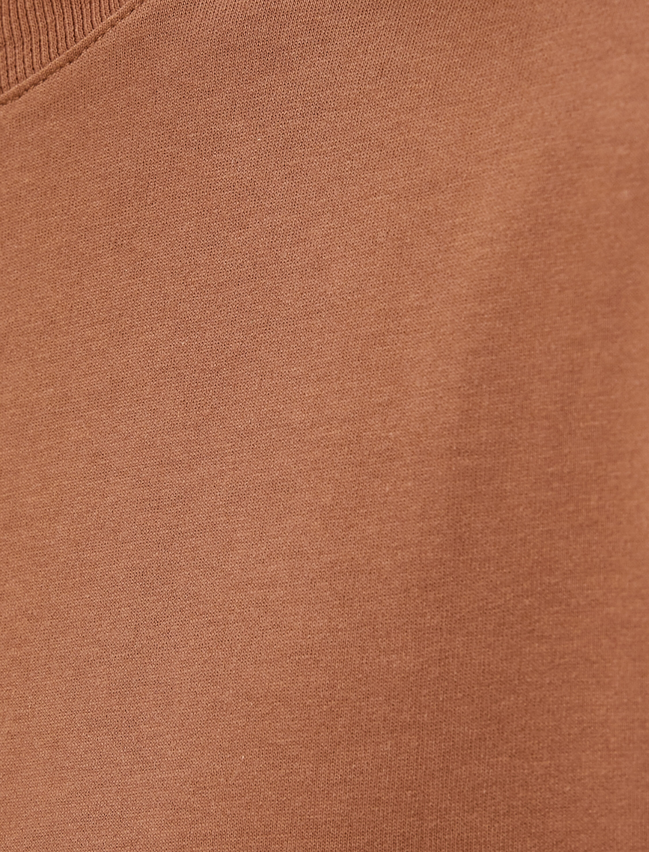   Oversize Tişört Bisiklet Yaka Etiket Baskı Detaylı Pamuklu