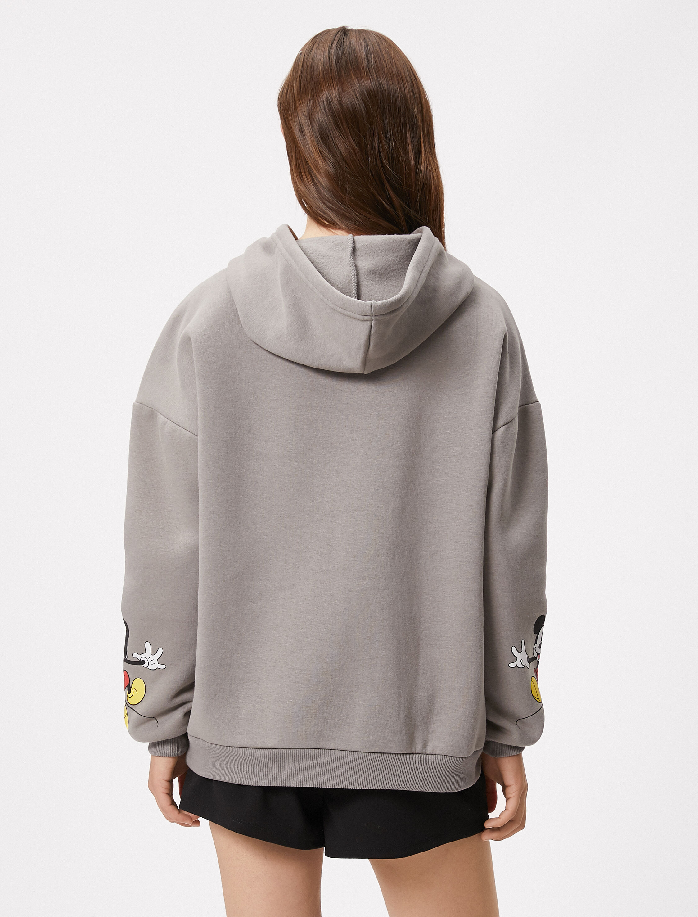   Mickey Mouse Sweatshirt Kapüşonlu Lisanslı Pamuk Karışımlı