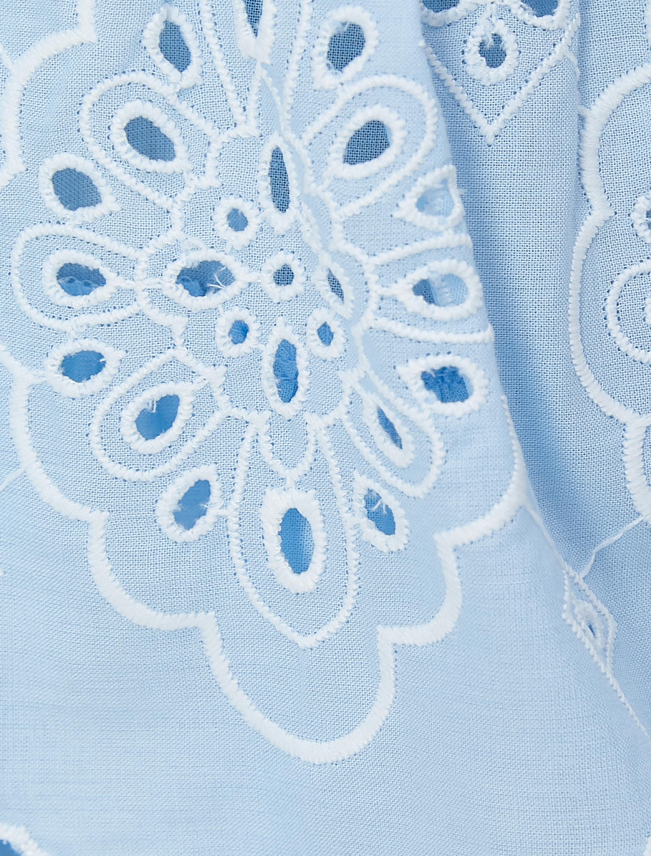   Fisto Elbise Mini Volanlı Balon Kollu Fırfırlı Pamuklu Fiyonk Detaylı