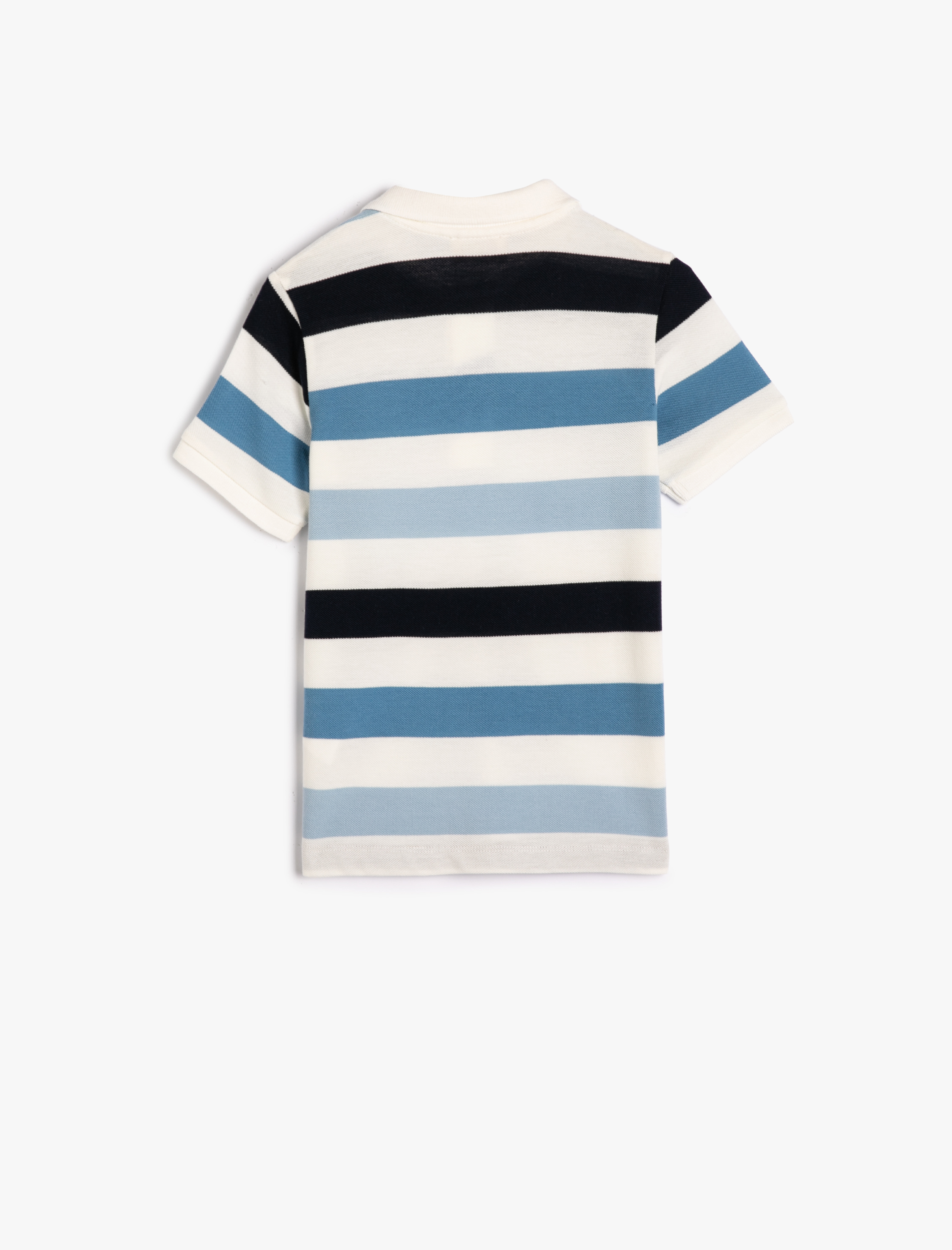  Erkek Çocuk Polo Tişört Kısa Kollu Düğmeli Pamuklu