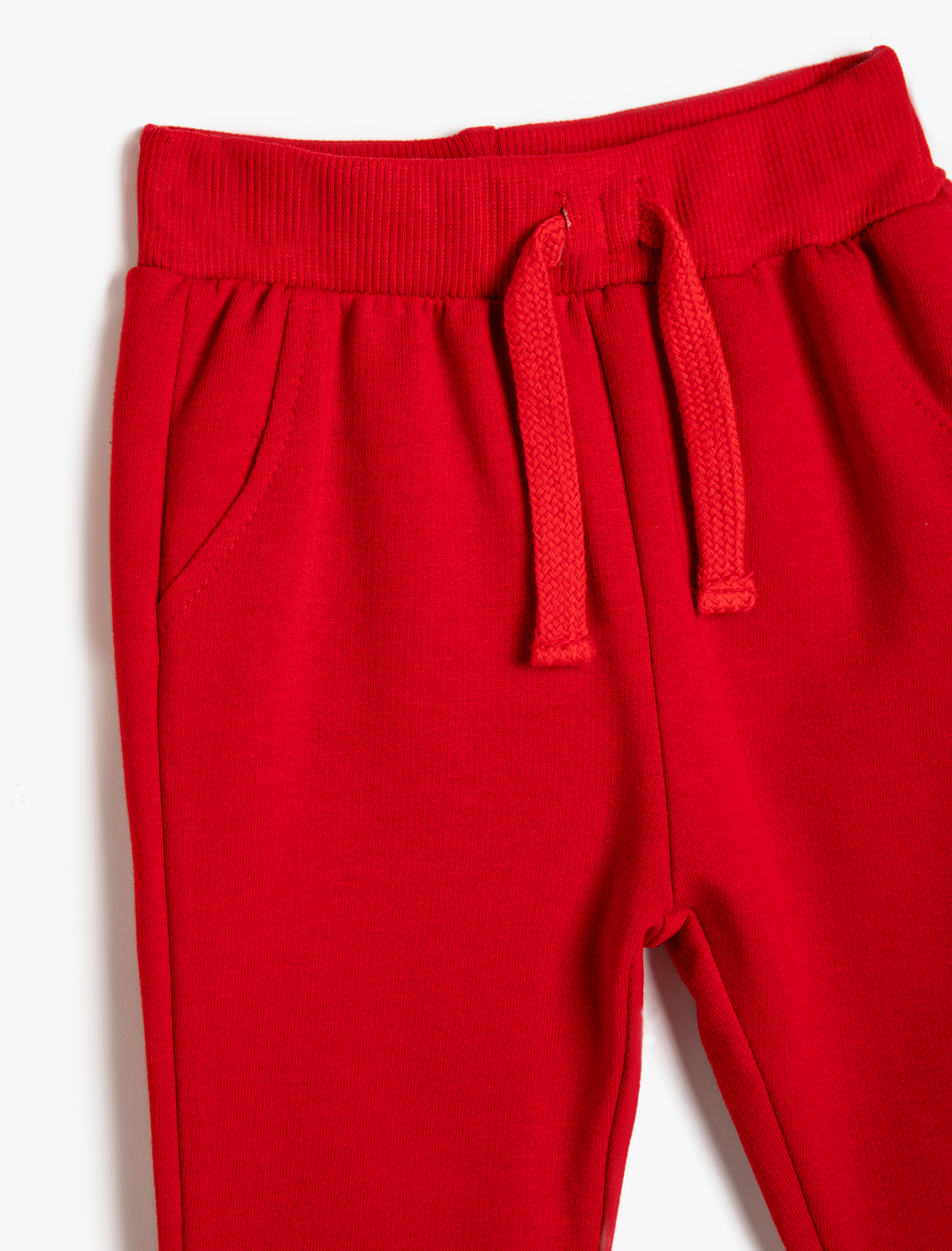  Erkek Bebek Basic Jogger Eşofman Altı Şardonlu Cepli Beli Bağlamalı Pamuklu