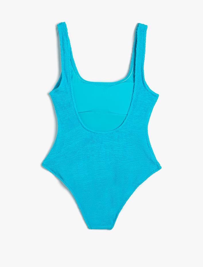  Dokulu Mayo U Yaka Askılı