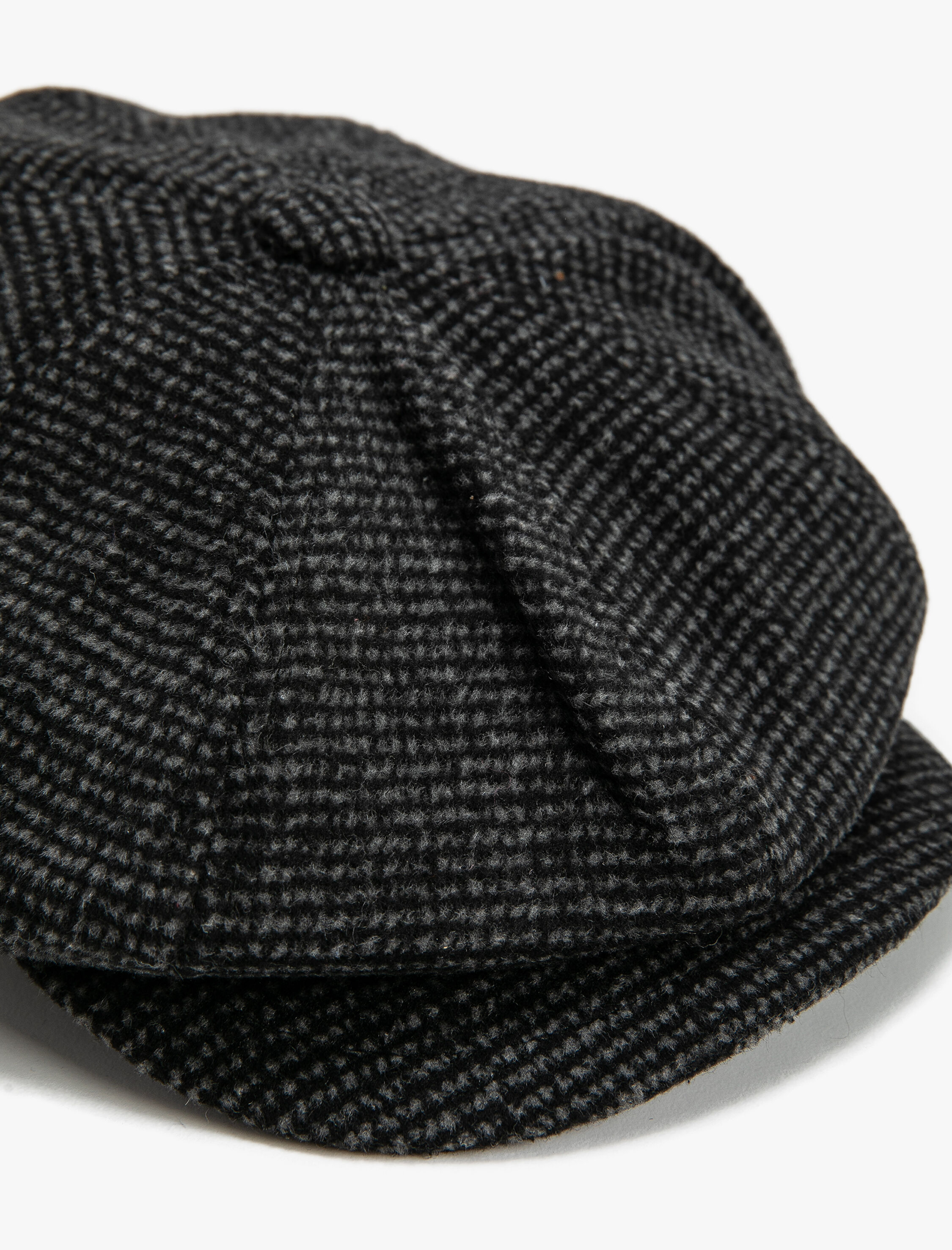  Erkek Kasket Şapka Minimal Desenli Dokulu