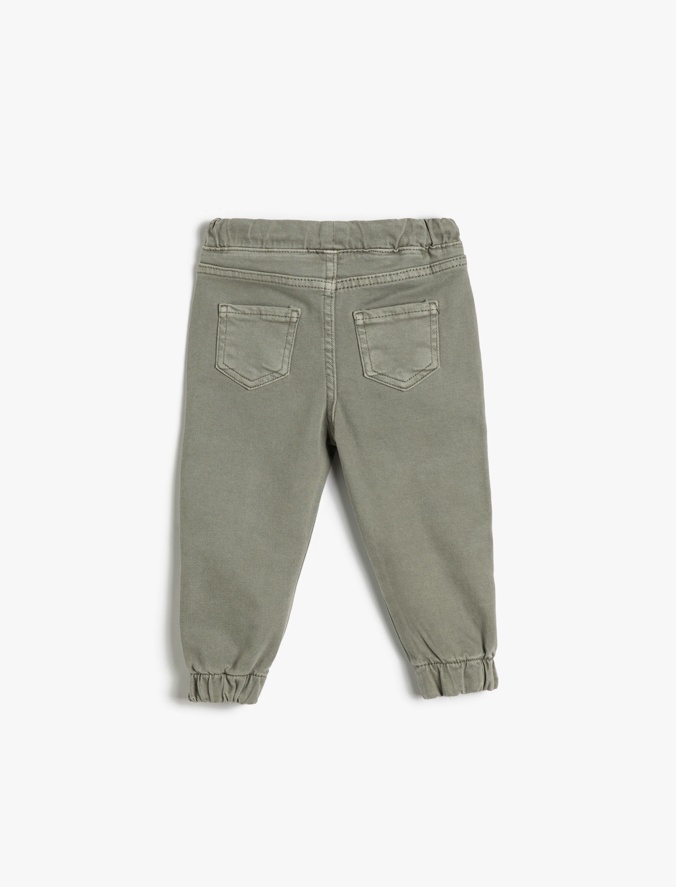  Erkek Bebek Jogger Pantolon Cepli Beli Bağlamalı Pamuklu