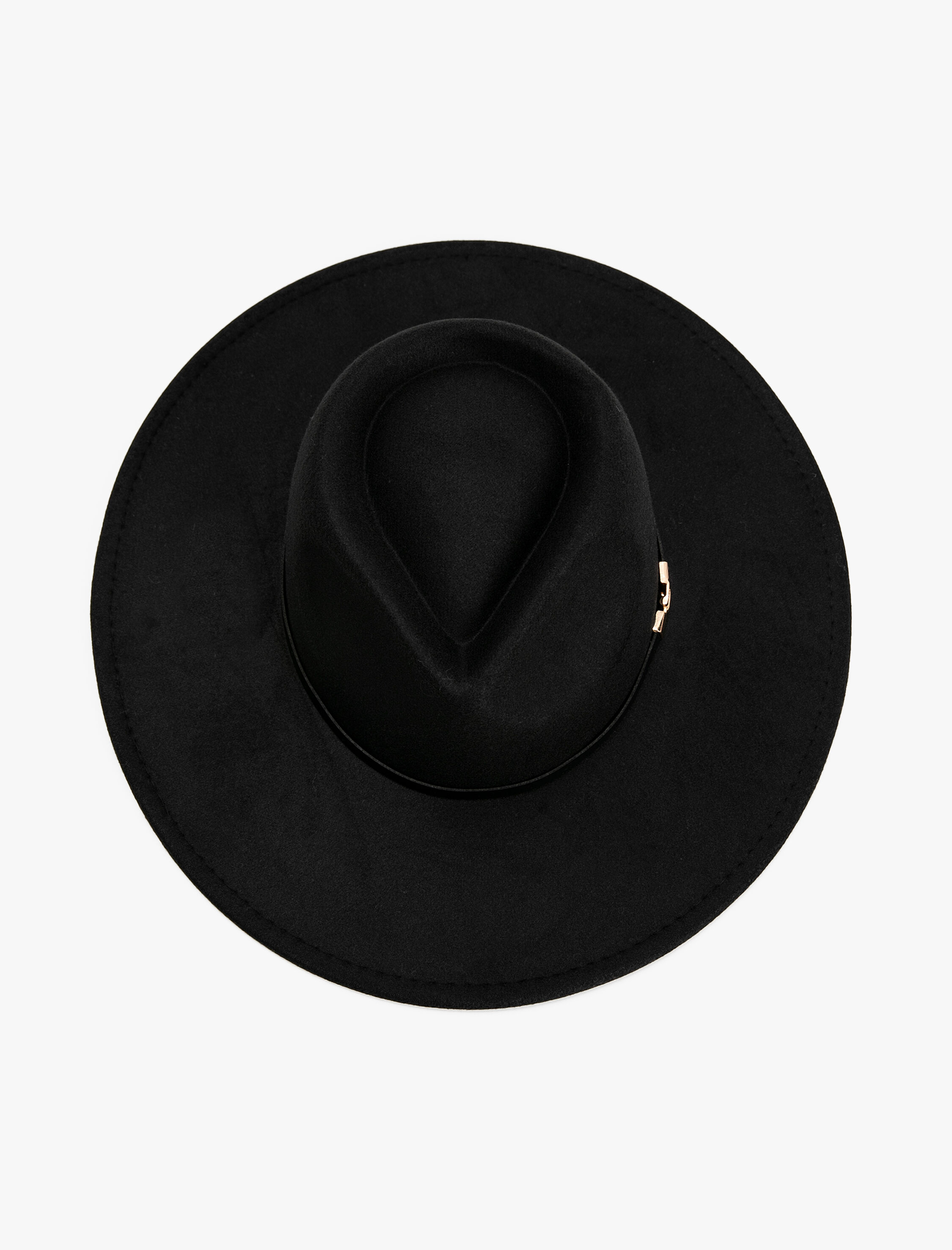  Kadın Fötr Şapka Bant Detaylı