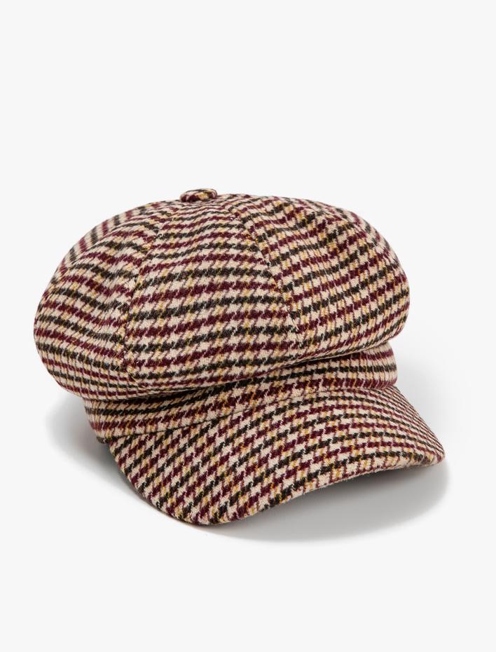 Kadın Kasket Şapka Çok Renkli