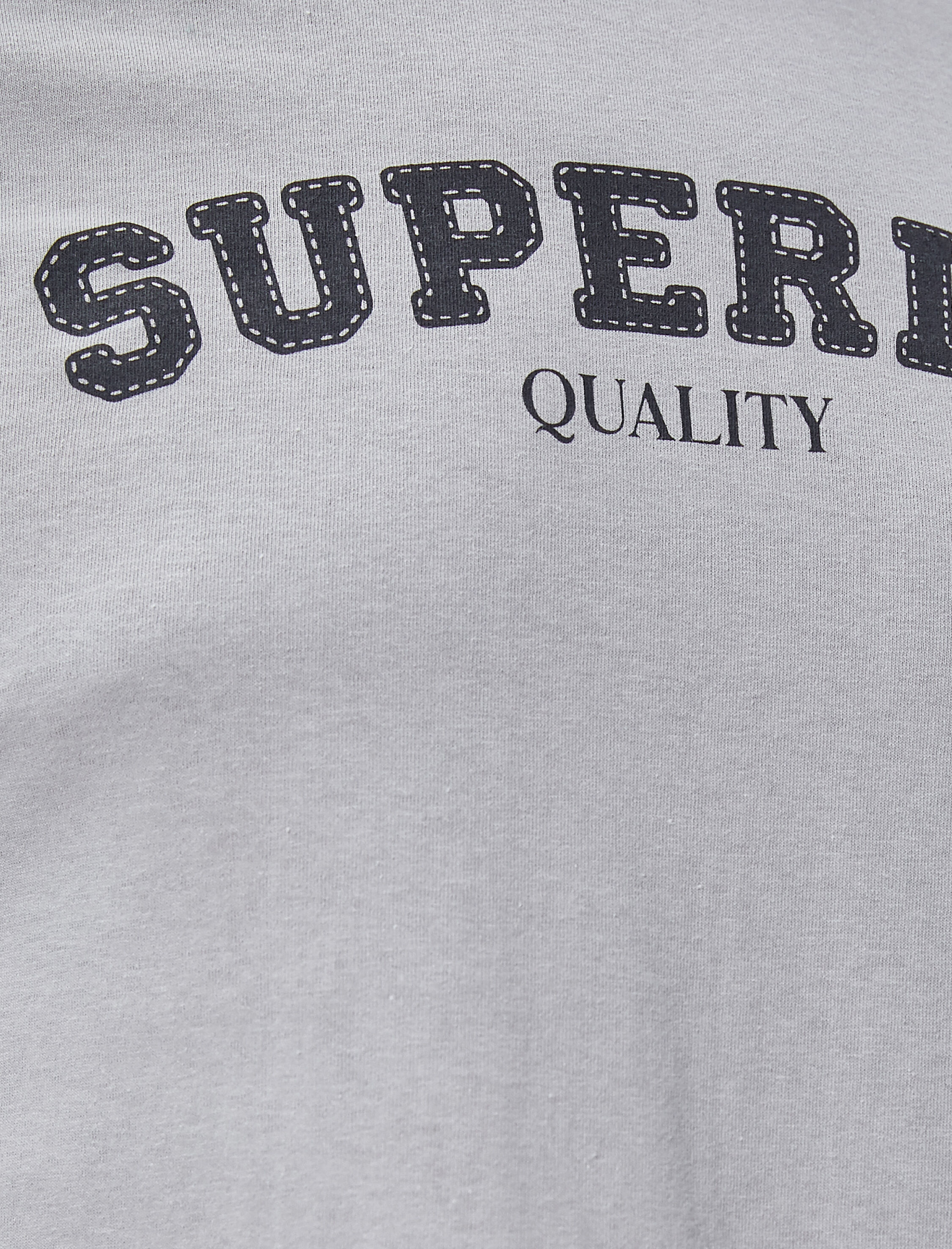   Slogan Baskılı Tişört Bisiklet Yaka Kısa Kollu Pamuklu