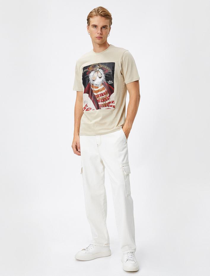  Emirhan Perker X Koton Karikatür Baskılı Tişört