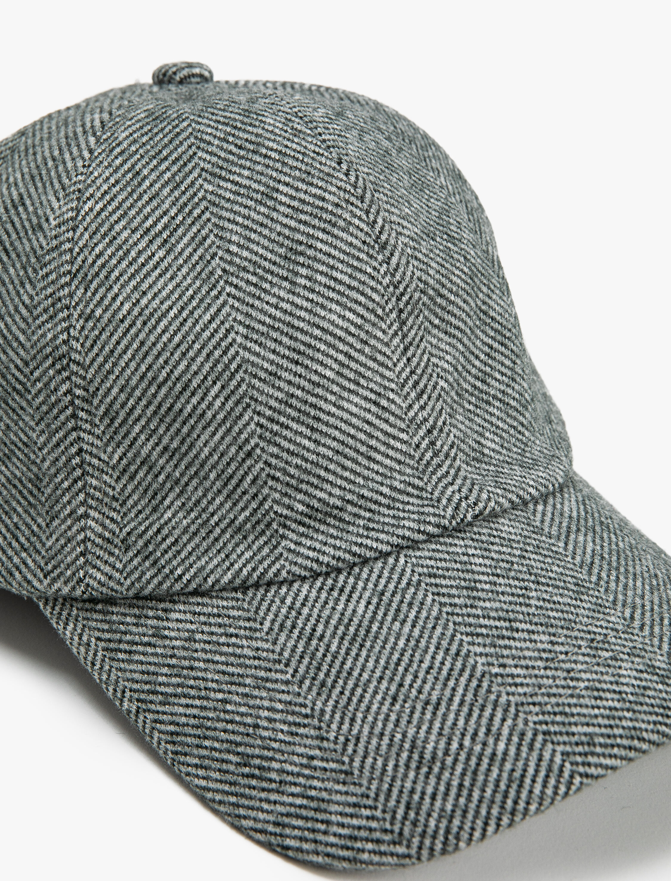  Erkek Kep Şapka Balık Sırtı Desenli