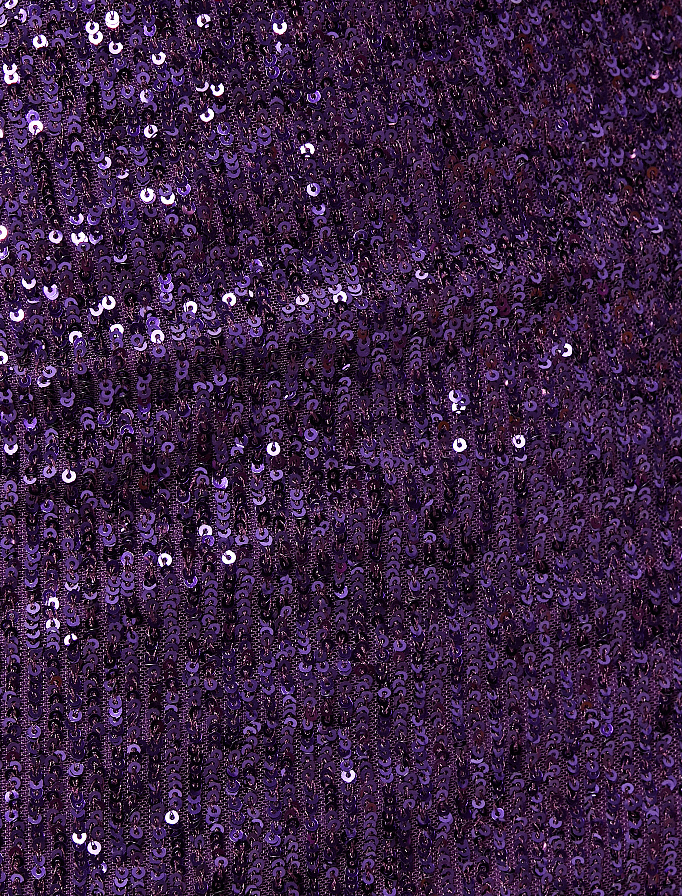   Payetli Mini Etek Astarlı Normal Bel