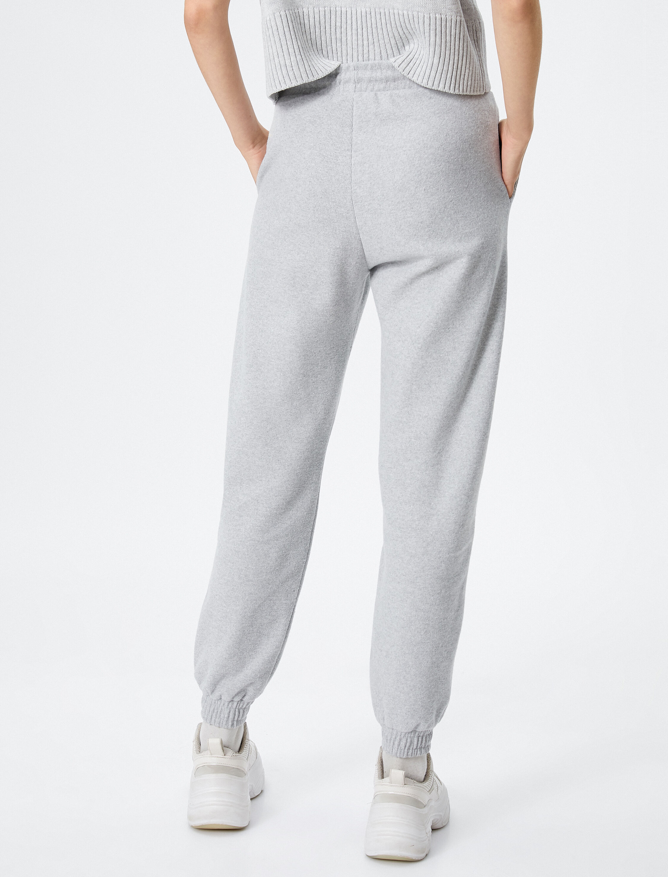   Jogger Eşofman Altı Beli Lastikli Cep Detaylı