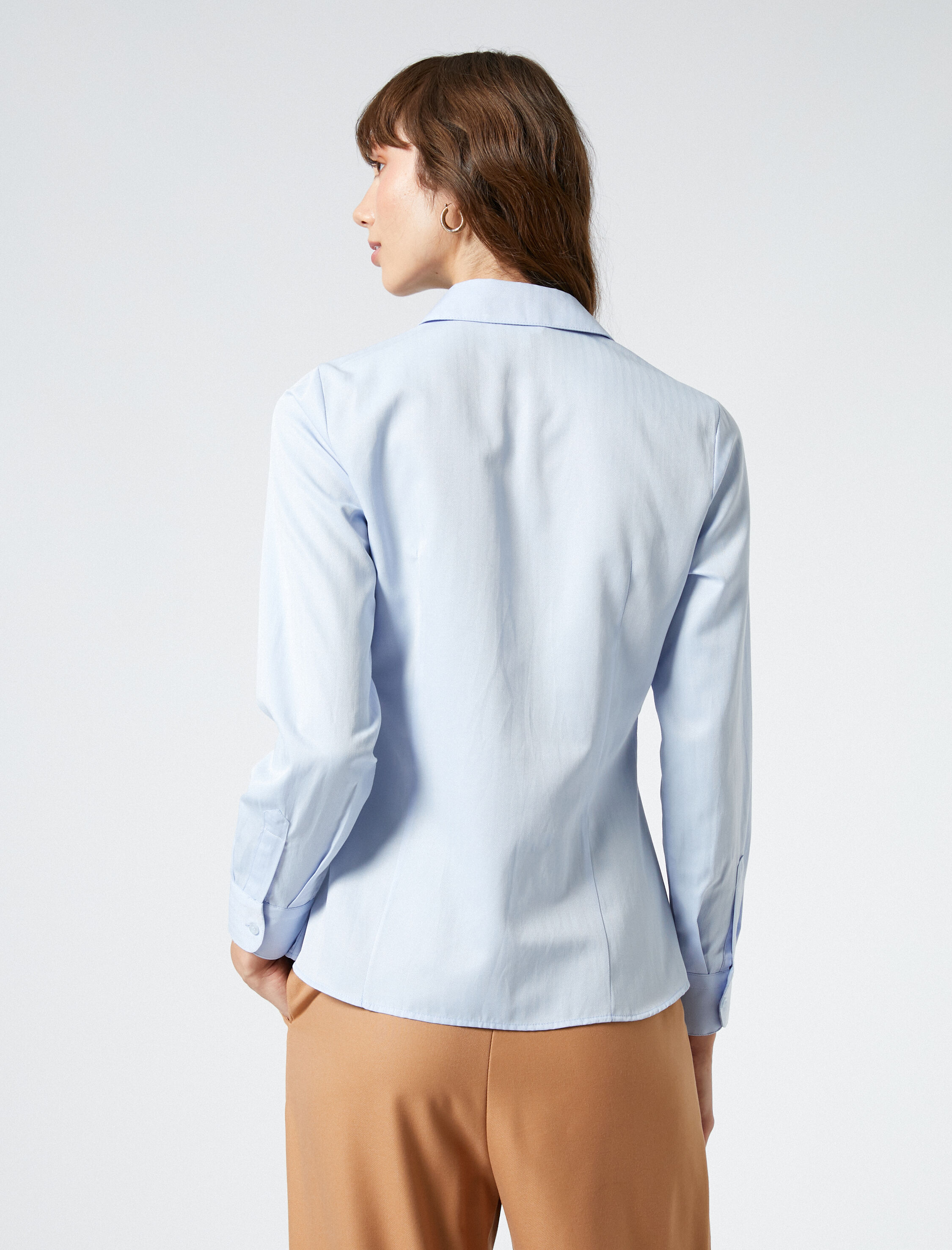   Klasik Gömlek Uzun Kollu Düğmeli Slim Fit