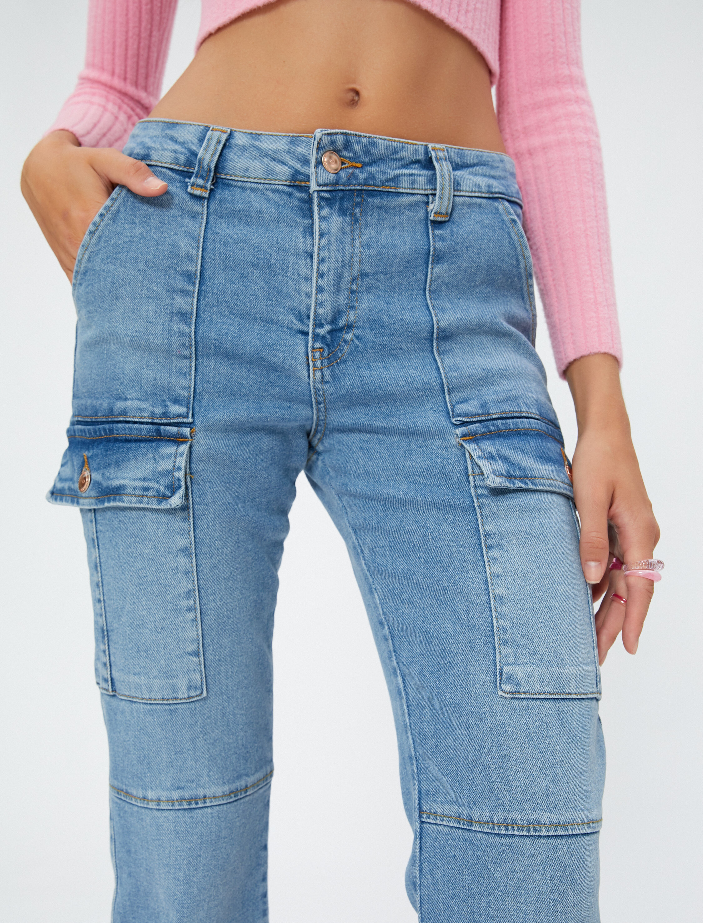   Düz Paça Straight Jean Kot Pantolon Yüksek Bel - Nora Jeans