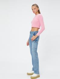 Düz Paça Straight Jean Kot Pantolon Yüksek Bel - Nora Jeans