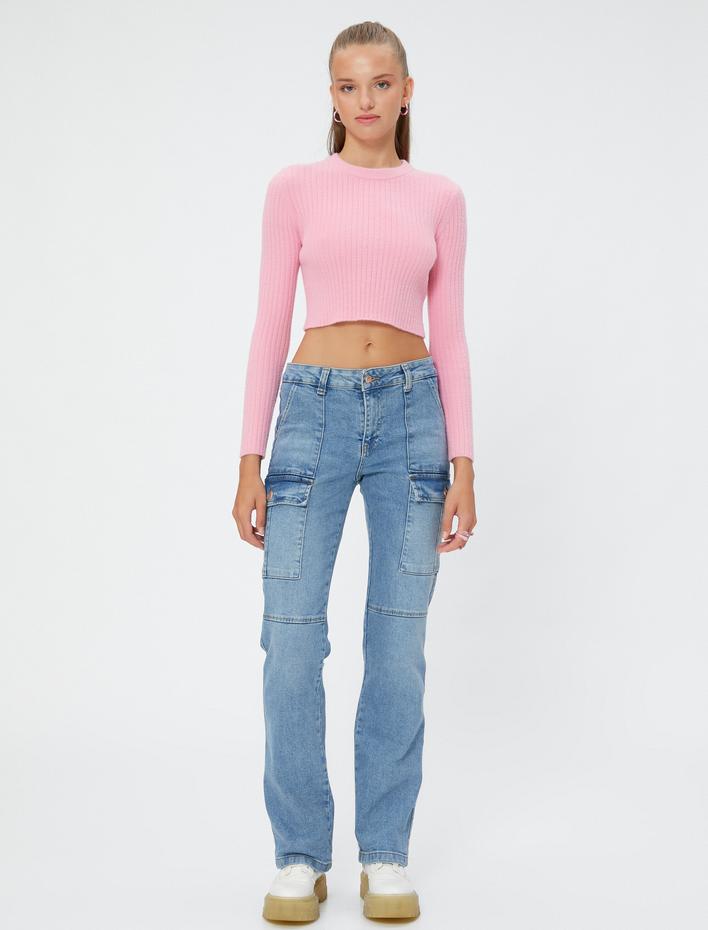  Düz Paça Straight Jean Kot Pantolon Yüksek Bel - Nora Jeans