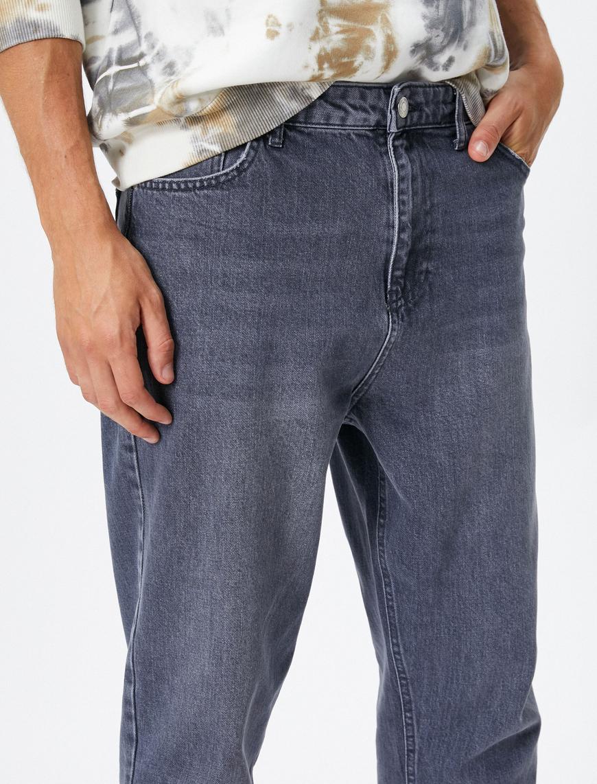   Loose Fit Kot Bol Pantolon - Steve Jean