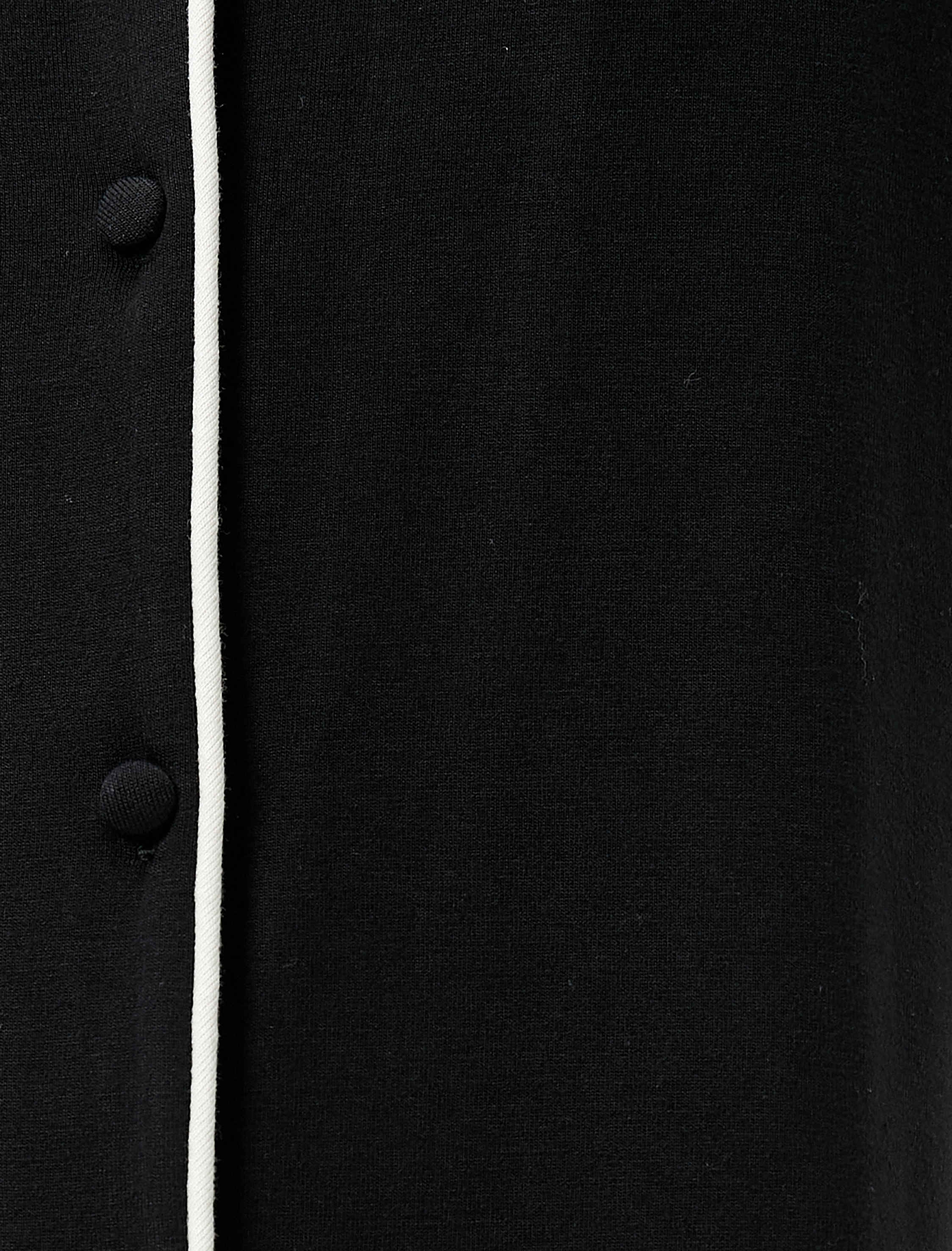   Kısa Kollu Pijama Üstü Viskon Düğmeli Gömlek Yaka