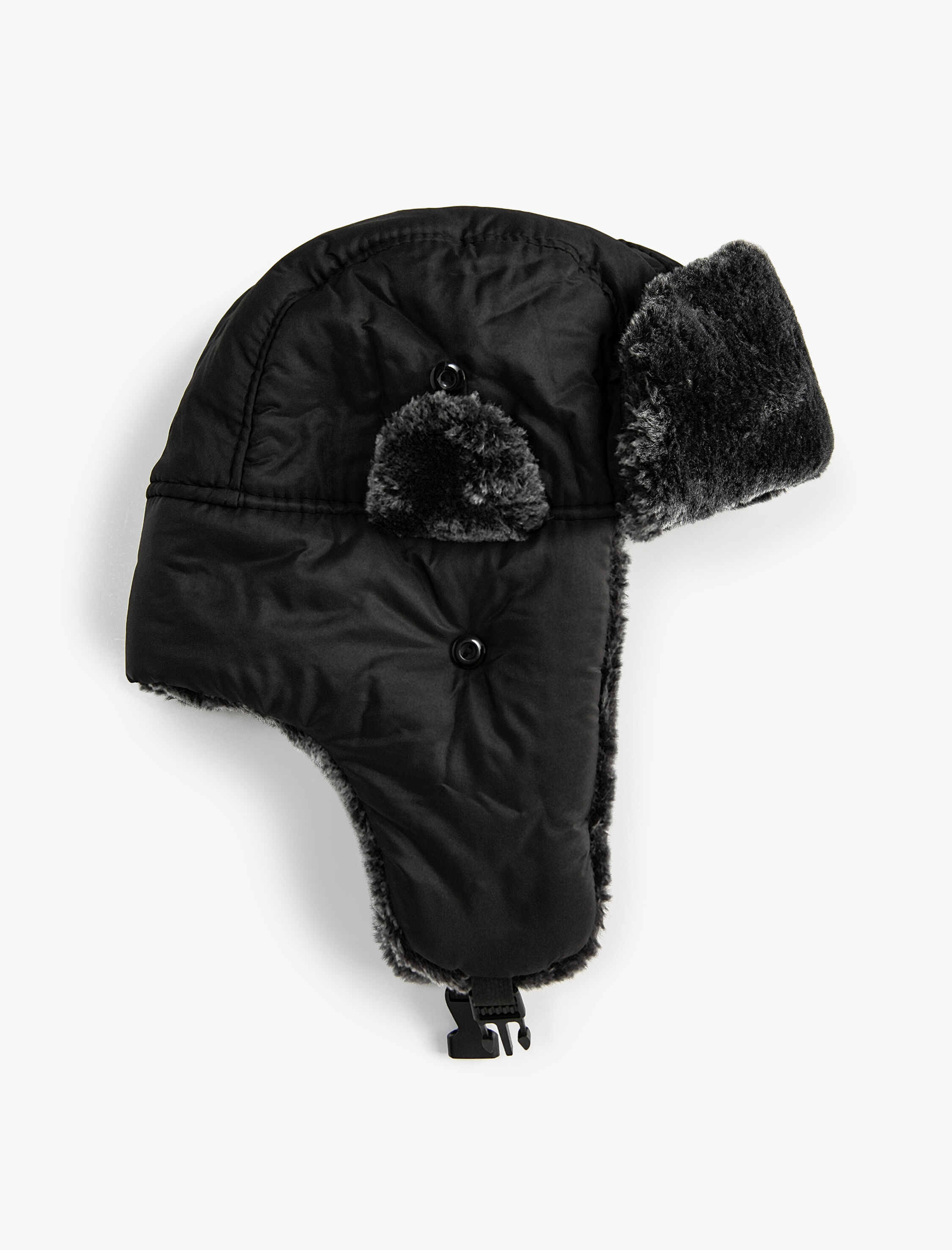  Erkek Çocuk Kışlık Pilot Şapkası Çift Taraflı Kulak Kapaklı