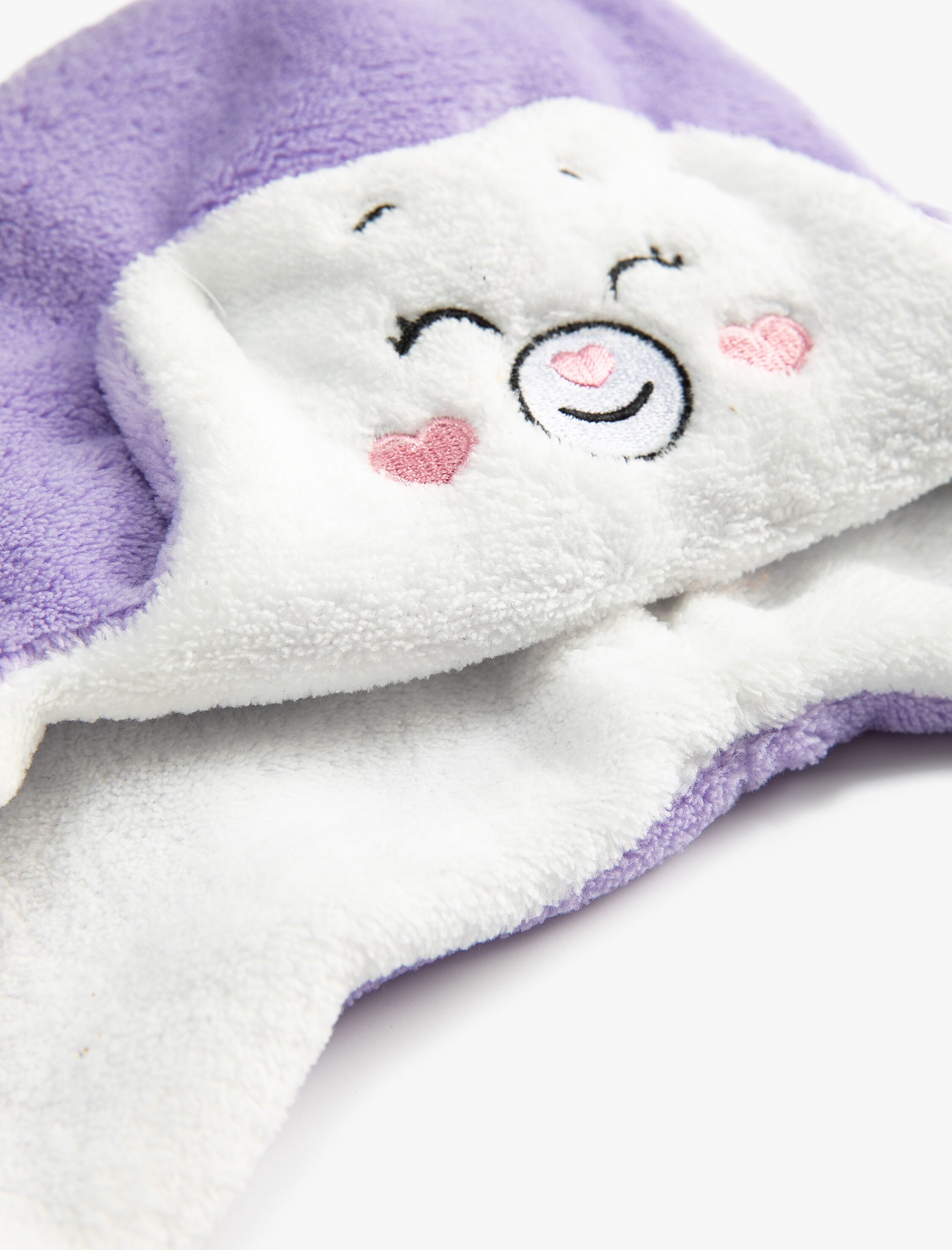  Kız Bebek Peluş Pilot Şapka Kulak Kapaklı Ponpon Detaylı