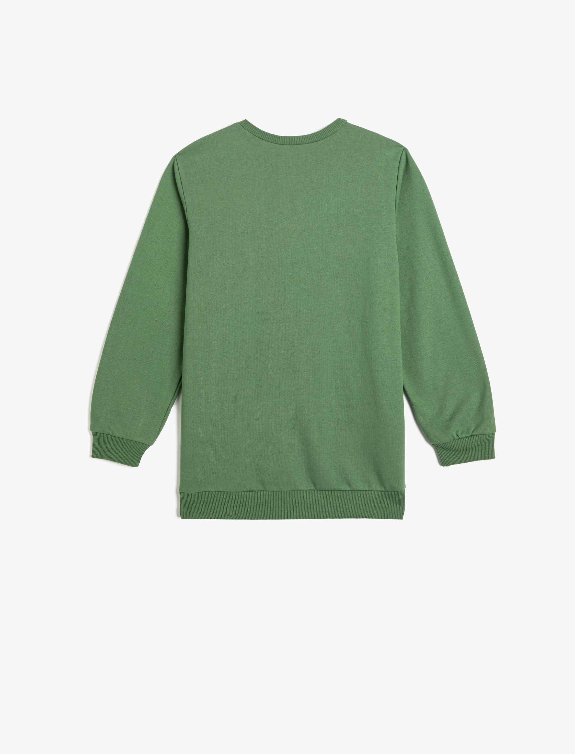  Erkek Çocuk Sweat California Baskılı Uzun Kollu Bisiklet Yaka