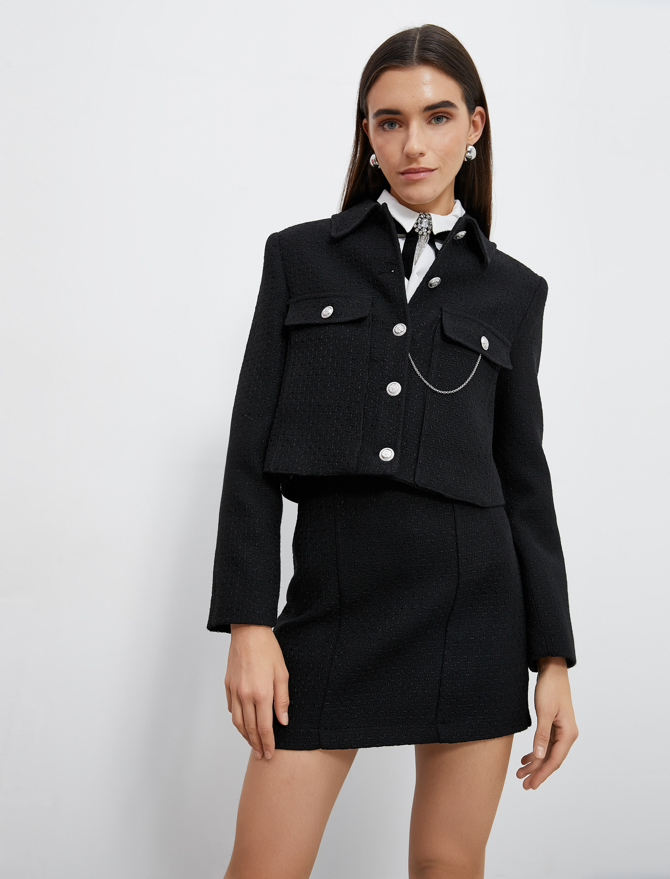   Mini Etek Dikiş Detaylı