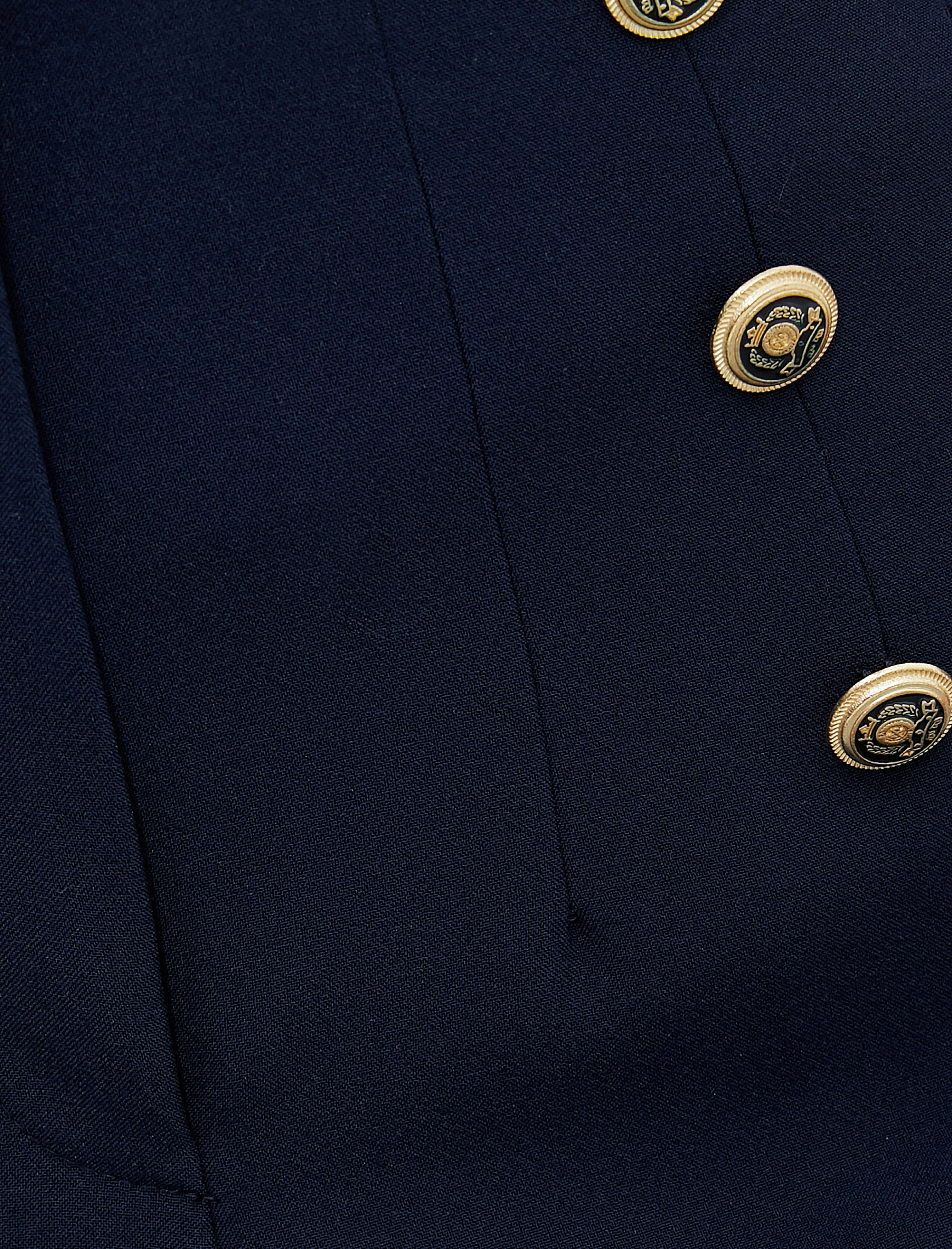   Kumaş Pantolon Gold Düğmeli Cep Detaylı Dar Paça