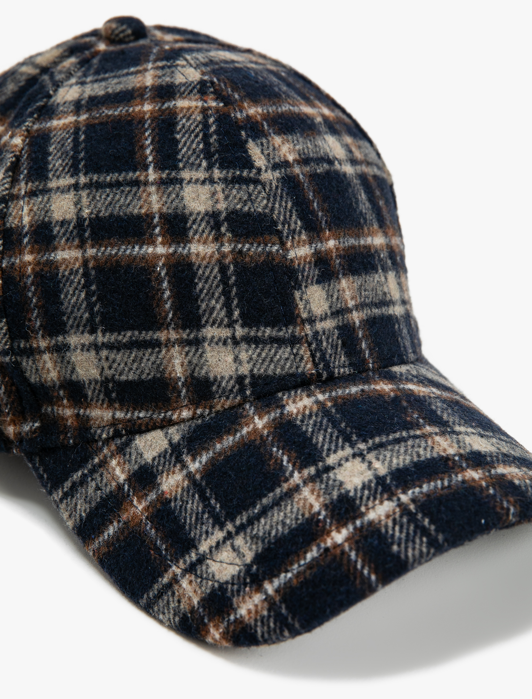  Erkek Kep Şapka Ekose Desenli