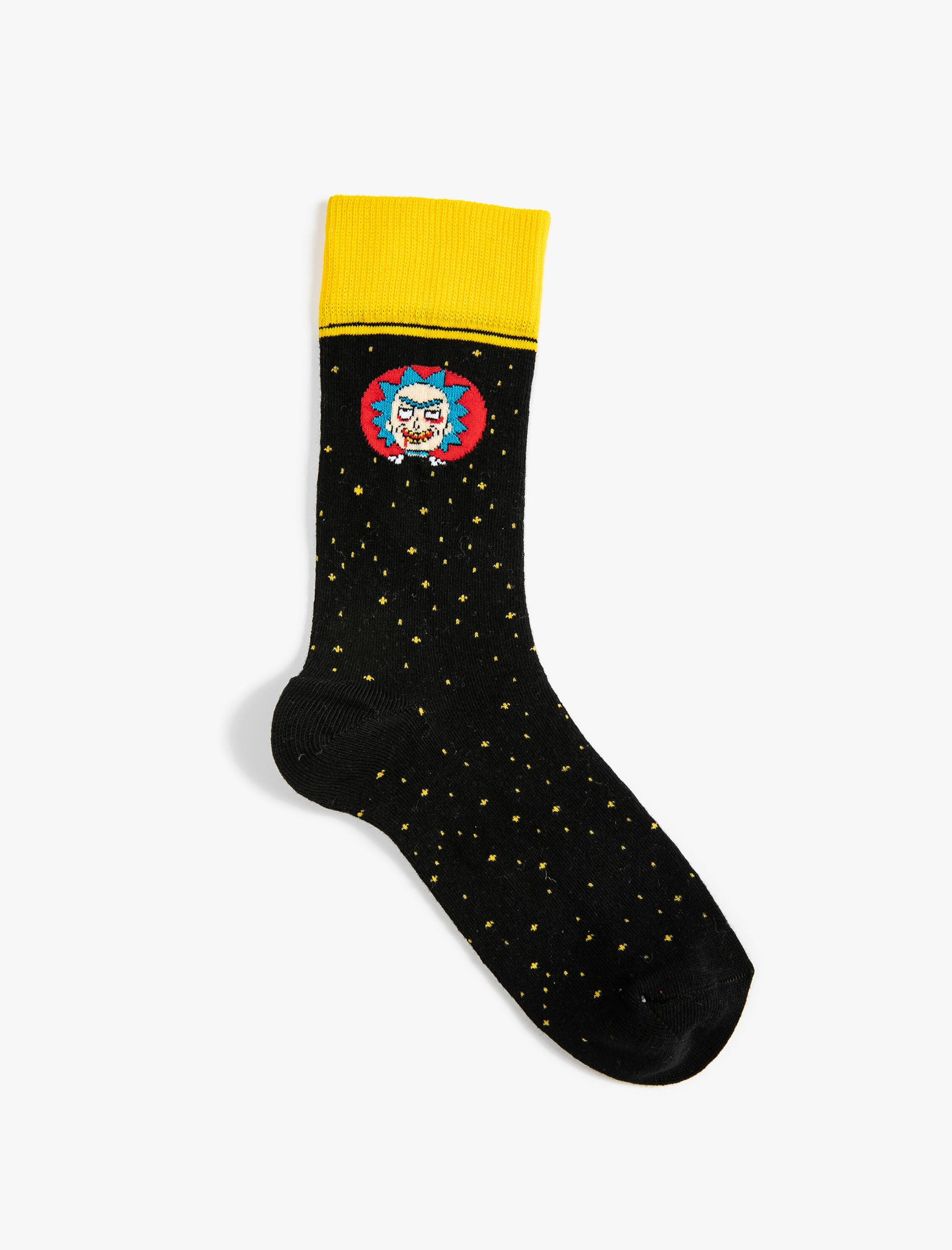  Erkek Rick and Morty Çorap Lisanslı İşlemeli