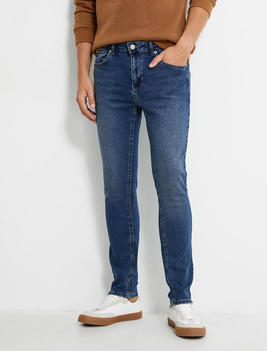   Skinny Fit Kot Pantolon - Michael Jean