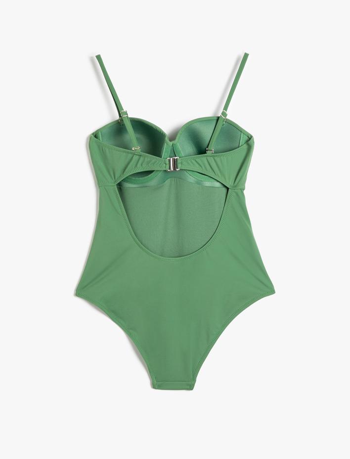  Basic Mayo İnce Çıkarılabilir Askılı Drapeli Balenli Kaplı