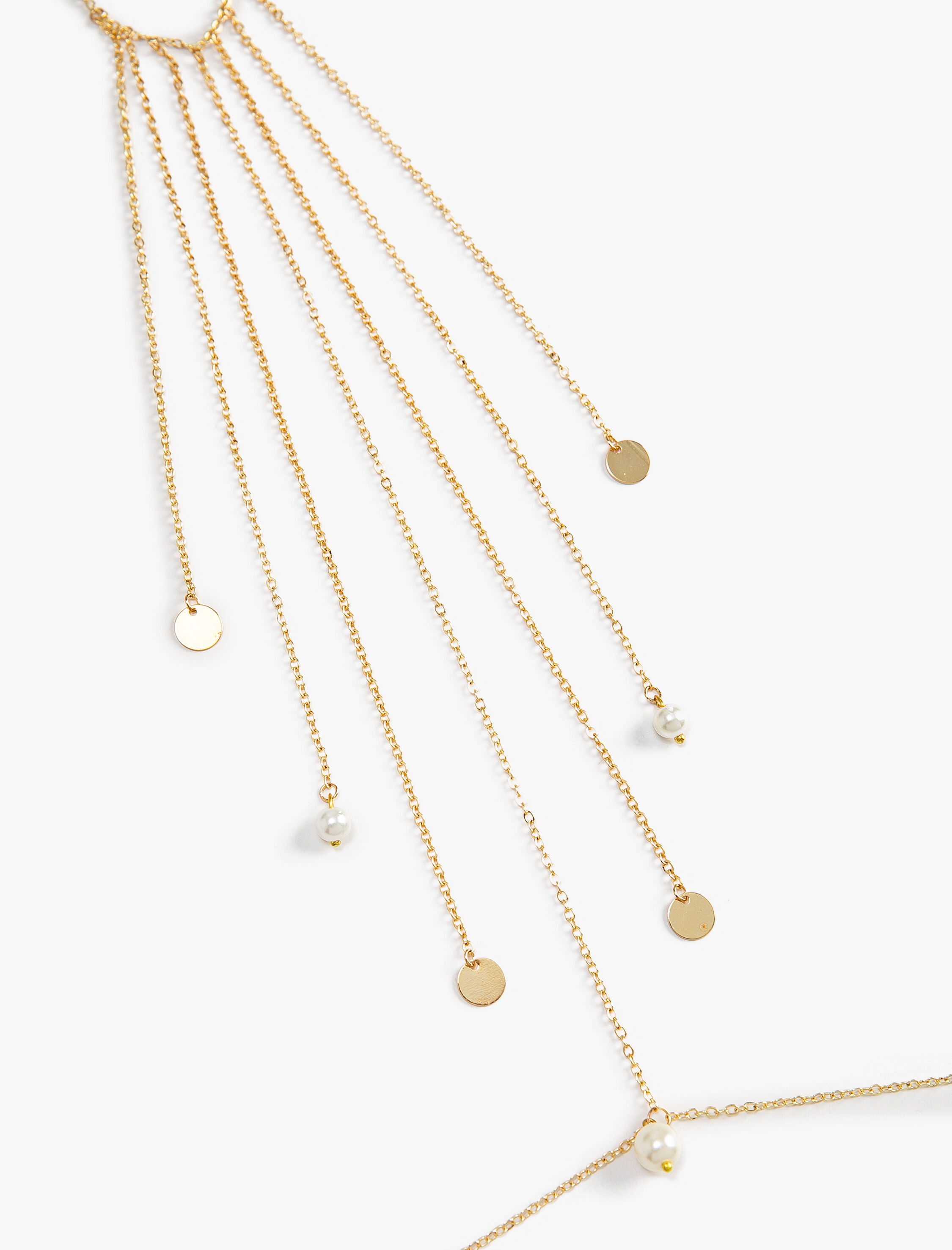  Kadın Vücut Zinciri Sallantılı Geometrik Charm Detaylı