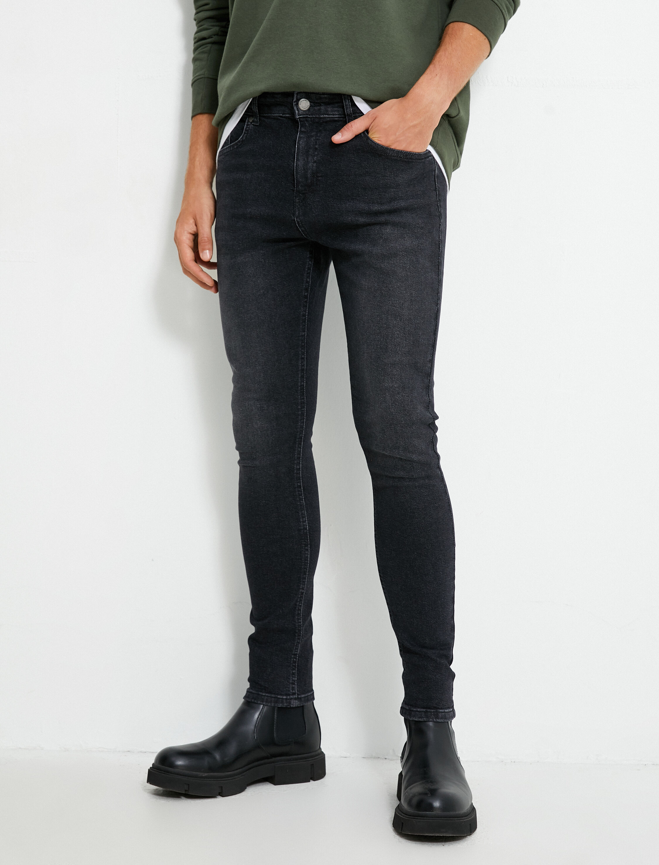   Super Skinny Fit Kot Pantolon - Justin Jean
