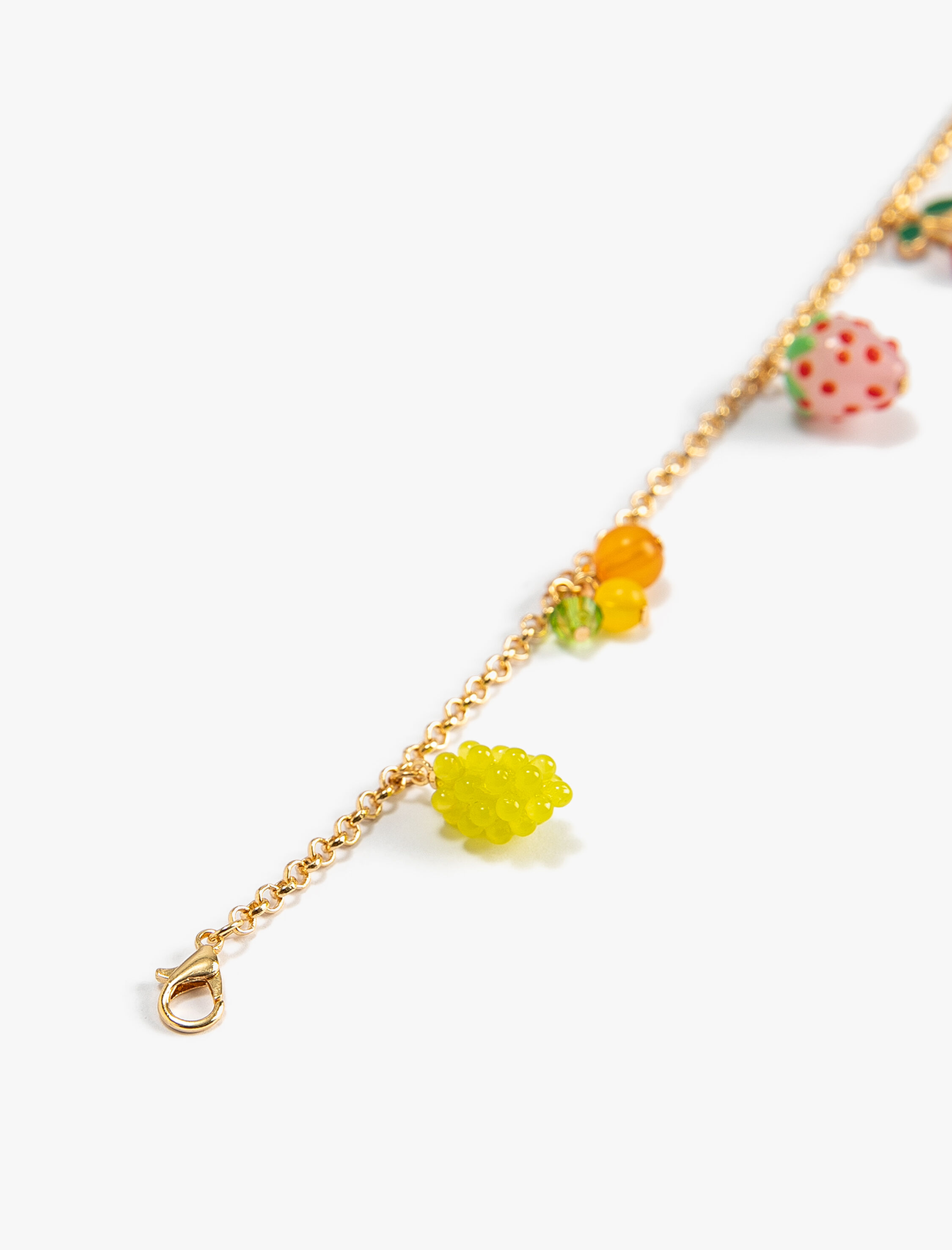  Kadın Zincir Bileklik Meyve Charm Detaylı Sallantılı
