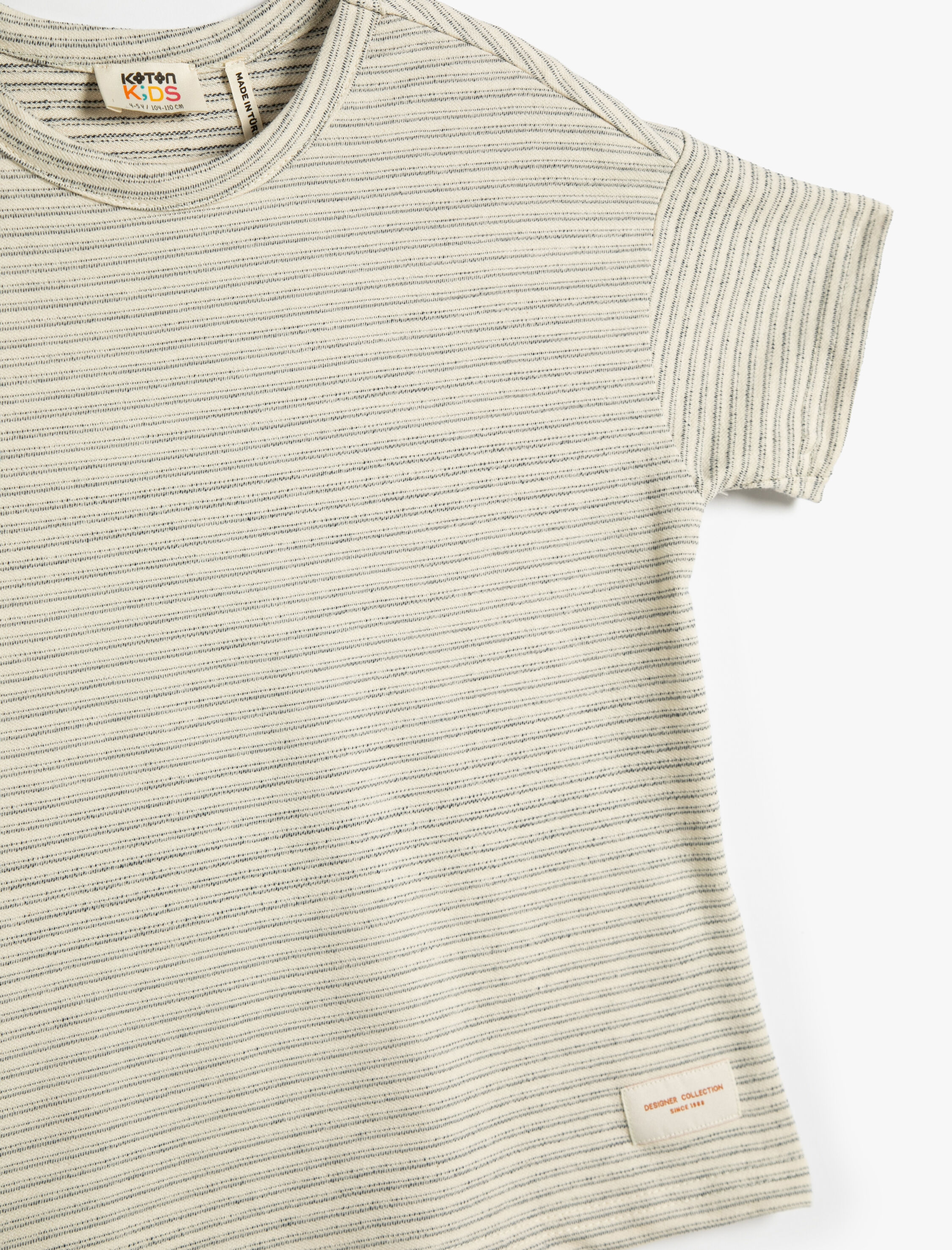  Erkek Çocuk Tişört Kısa Kollu Bisiklet Yaka Pamuklu