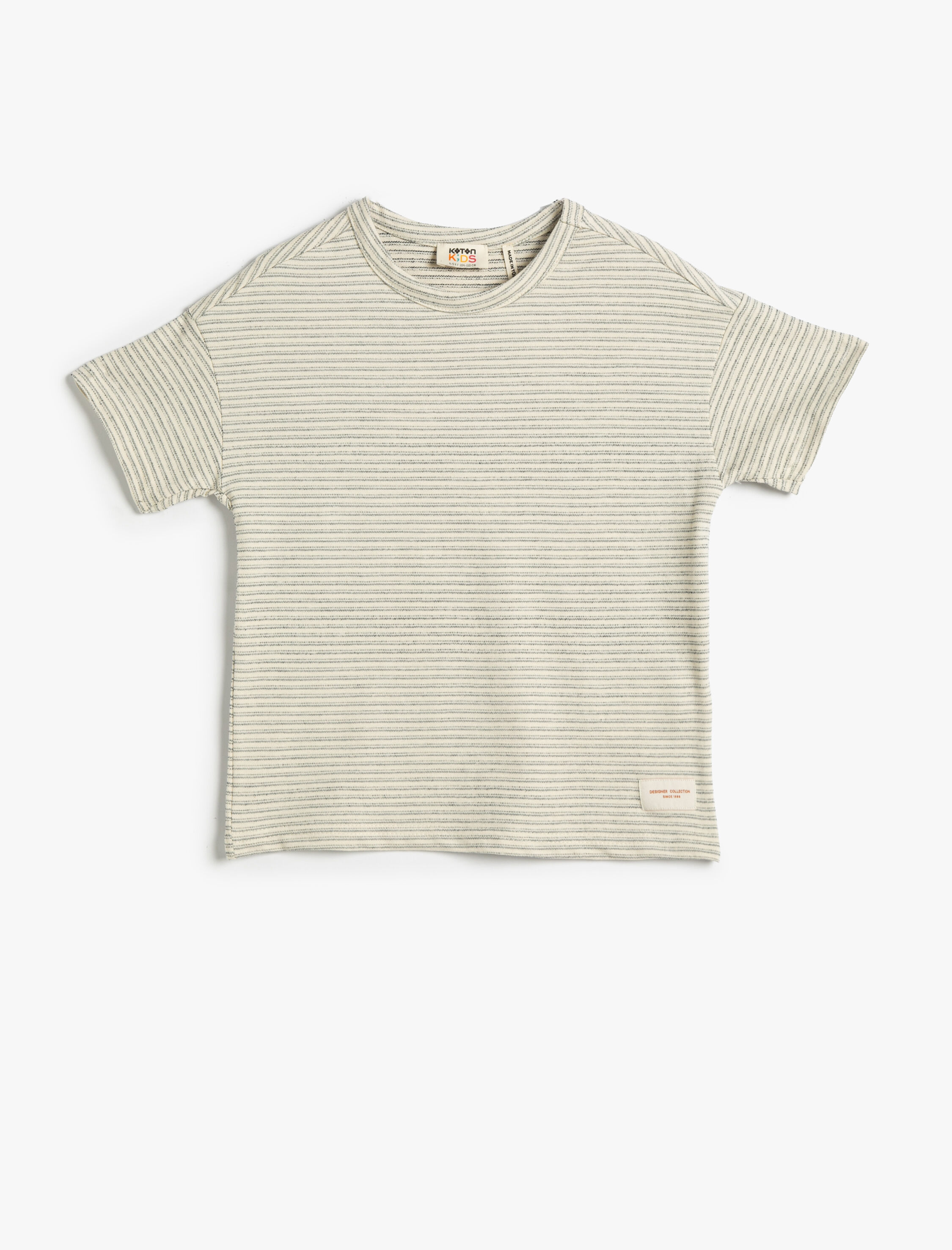  Erkek Çocuk Tişört Kısa Kollu Bisiklet Yaka Pamuklu