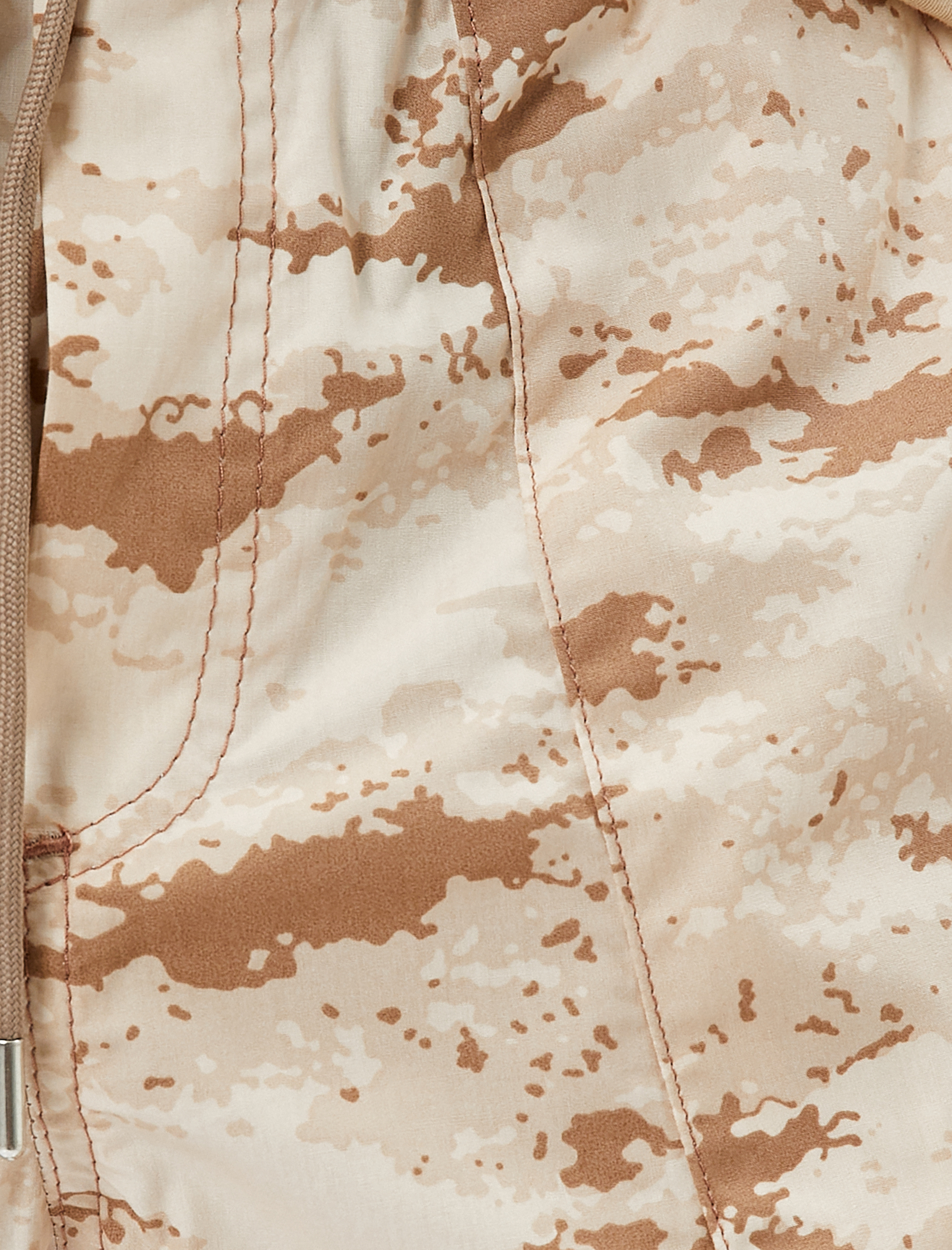   Kargo Pantolon Kamuflaj Baskılı Cep Detaylı Beli Bağcıklı