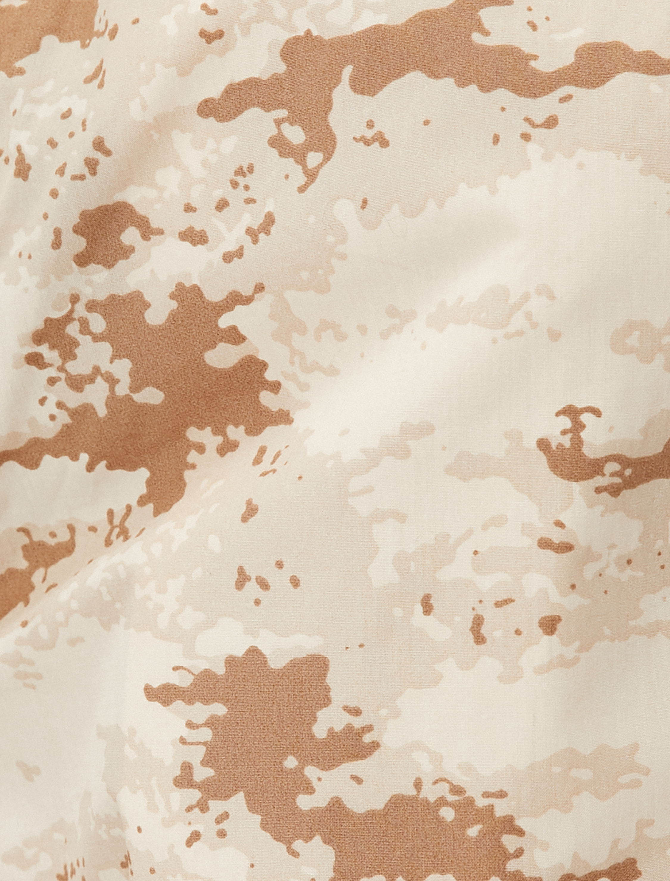   Kargo Şort Kamuflaj Baskılı Beli Bağcıklı Cep Detaylı Pamuklu