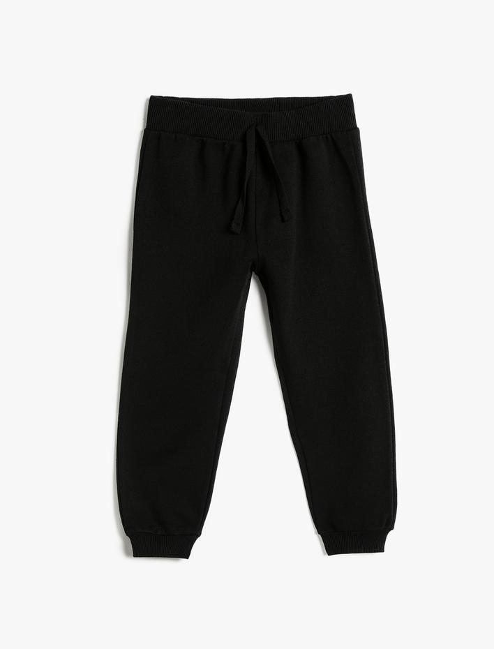 Kız Çocuk Jogger Eşofman Altı Basic Beli Bağlamalı