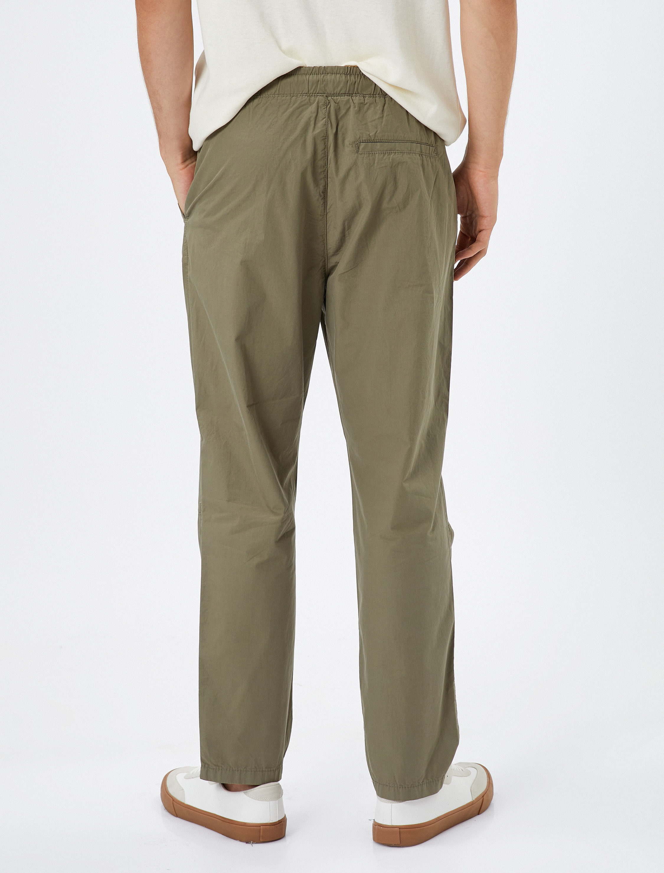   Paraşüt Pantolon Cepli Beli Bağcıklı Pamuklu