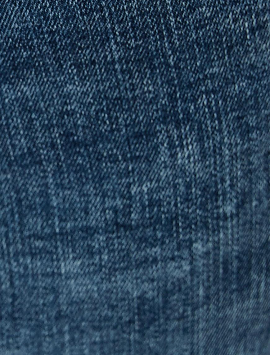   Yüksek Bel Kot Pantolon Dar Paça - Carmen Jeans